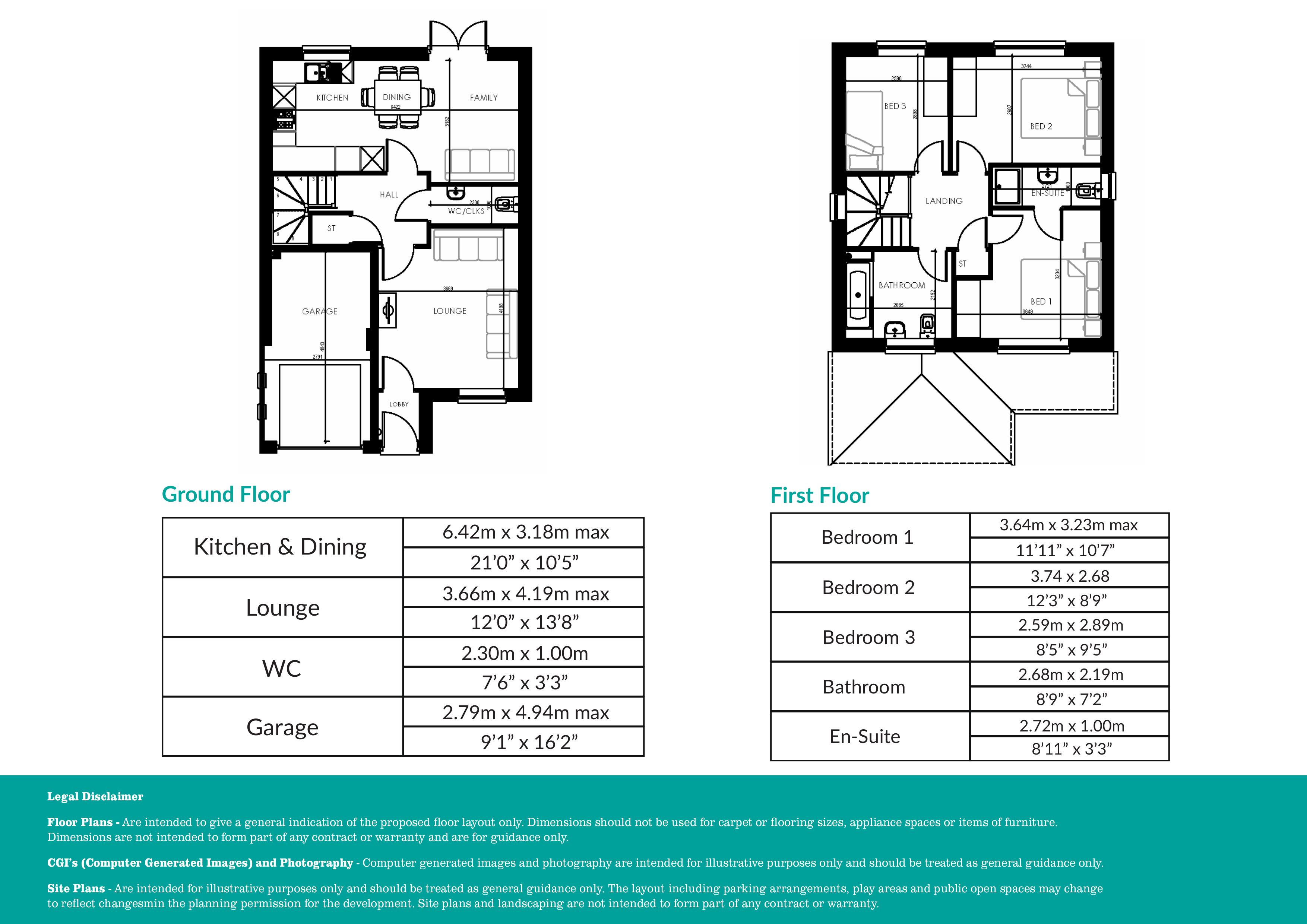 John Price Close, Widnes Floor Plan