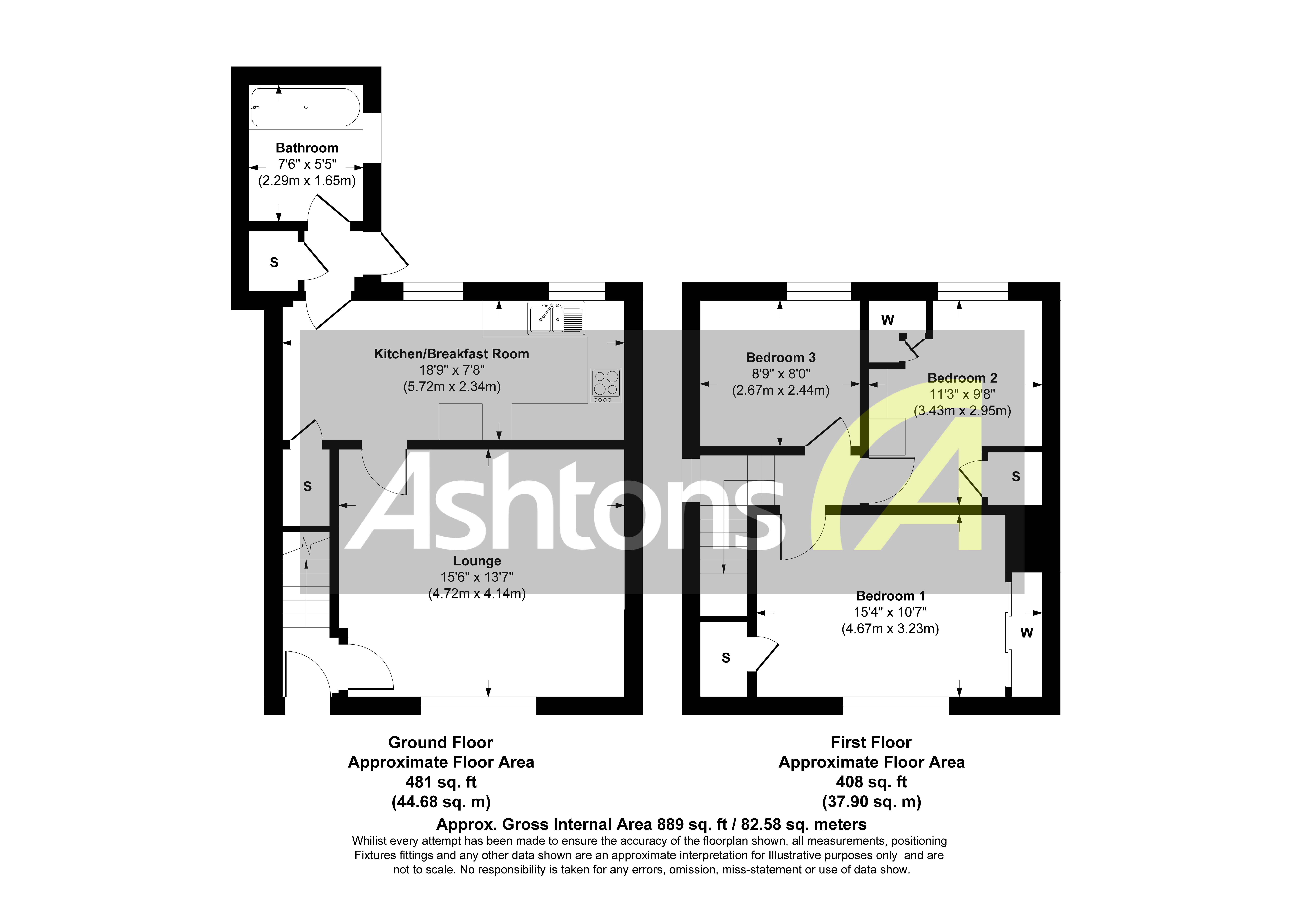 Hall Lane, Widnes Floor Plan