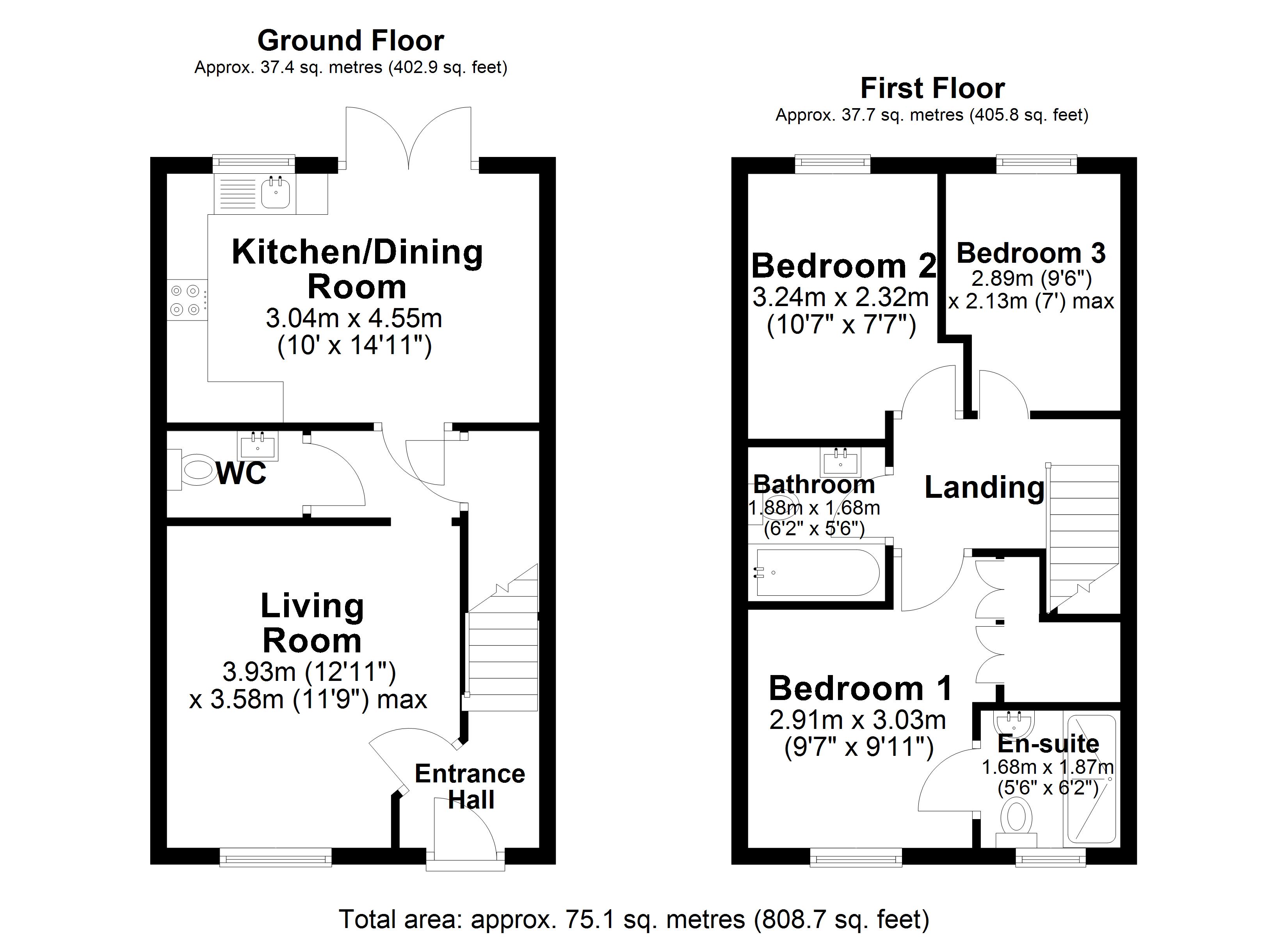 Bailey Crescent, Warrington Floor Plan