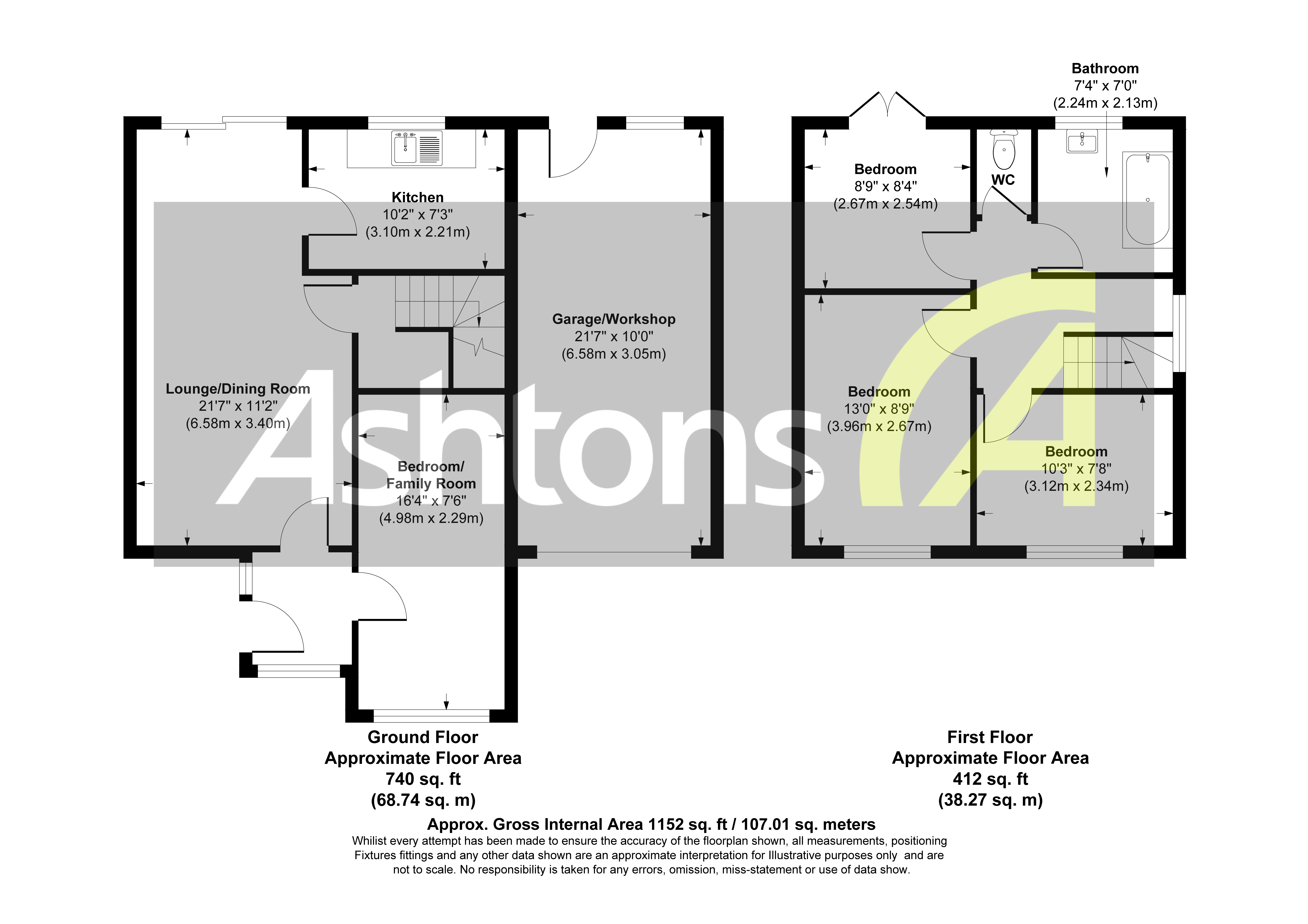 Newsham Close, Widnes Floor Plan
