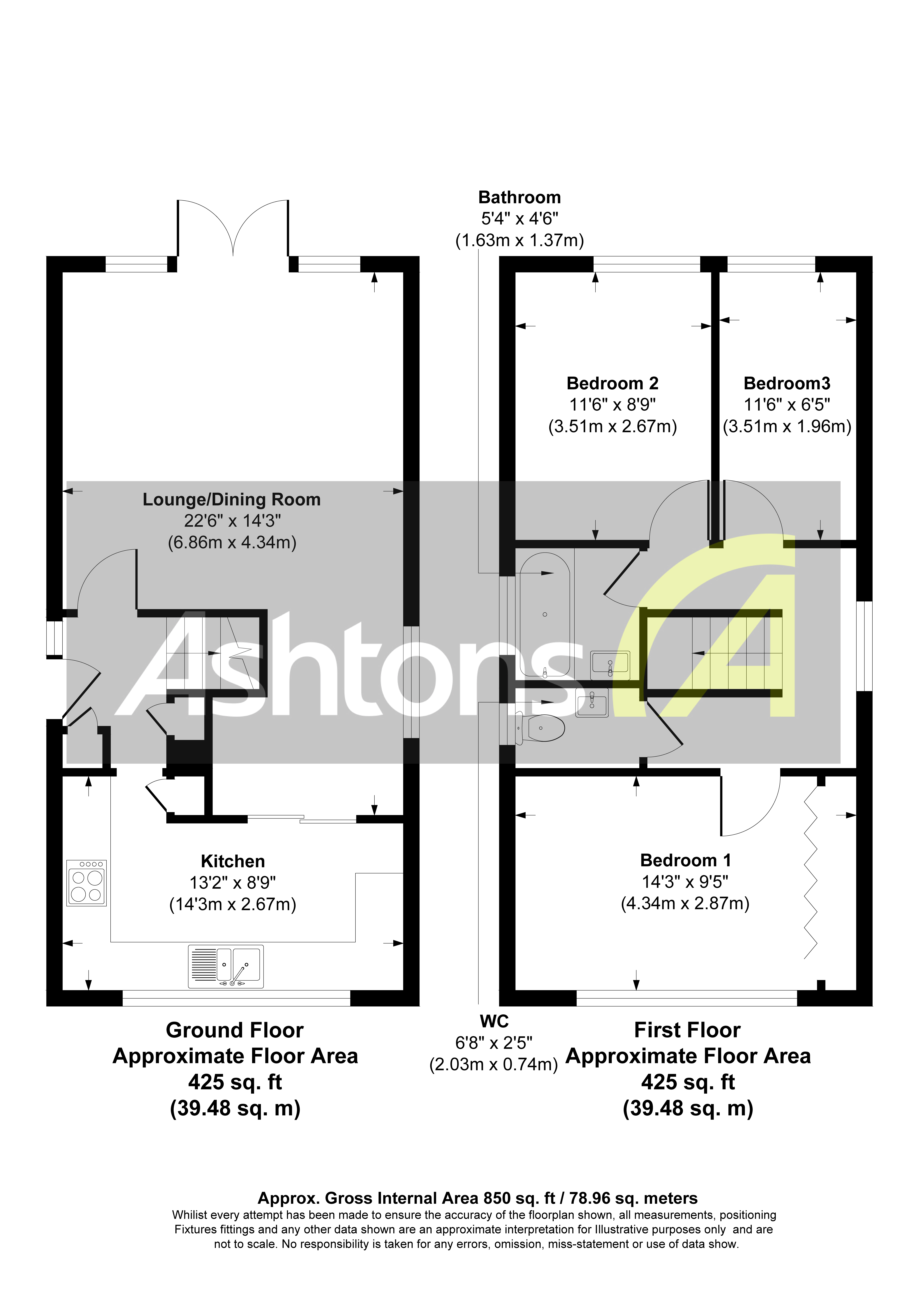 Belmont Road, Widnes Floor Plan