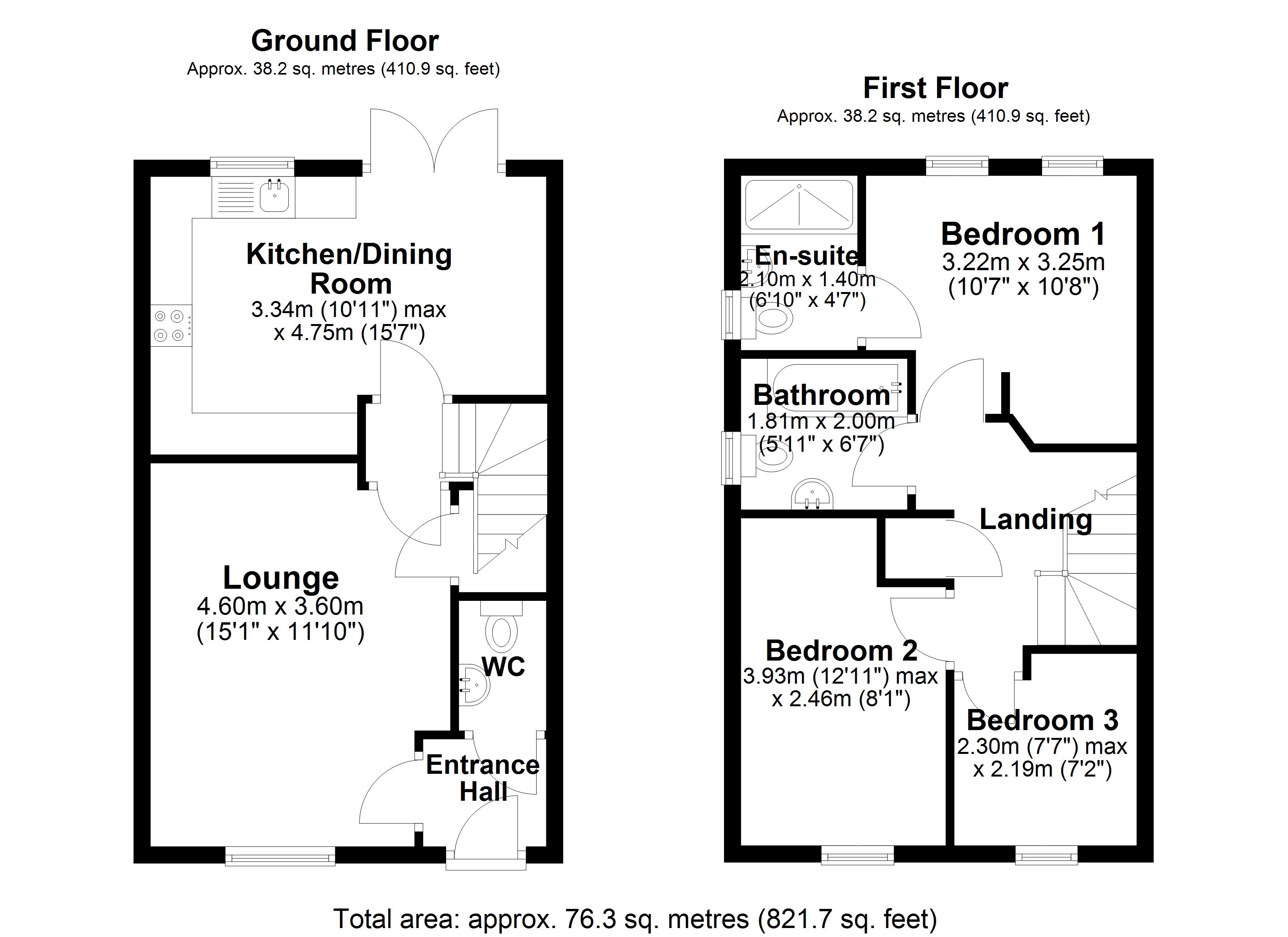 Goldspur Close, Warrington Floor Plan