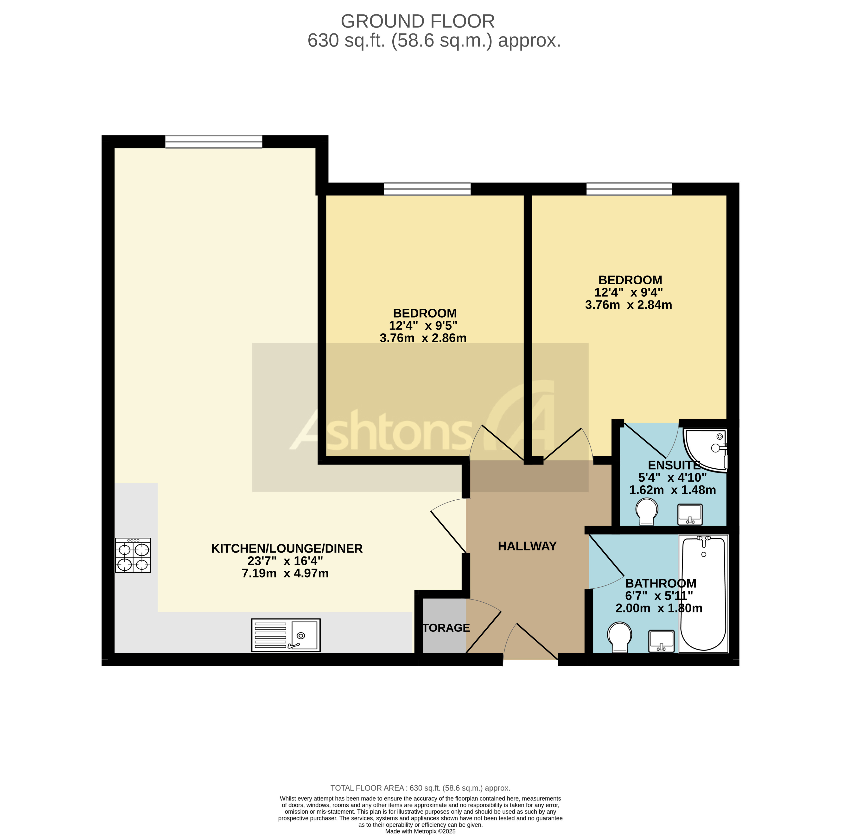 Apartment 6, Warrington Floor Plan