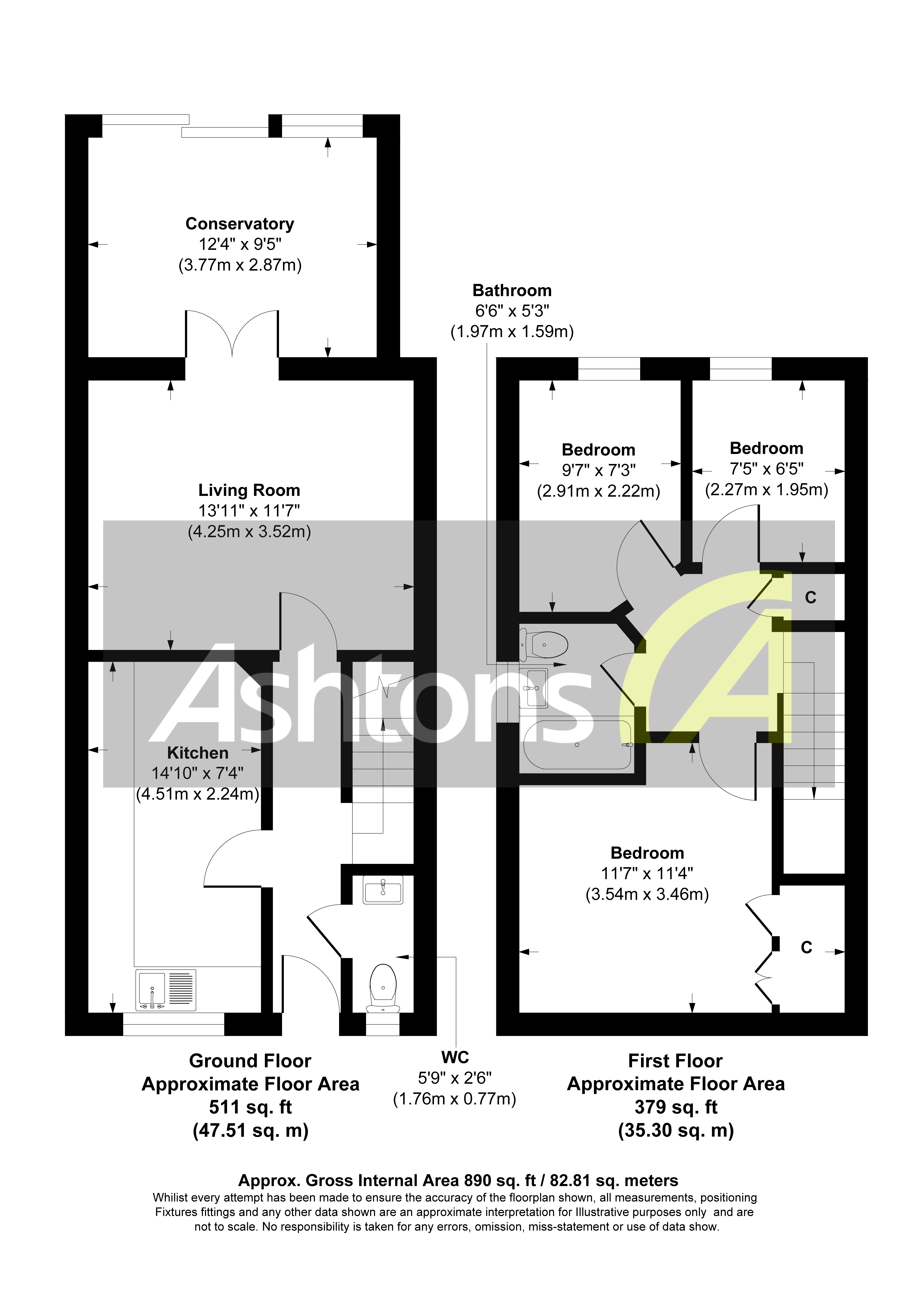 Knightsbridge Close, Widnes Floor Plan