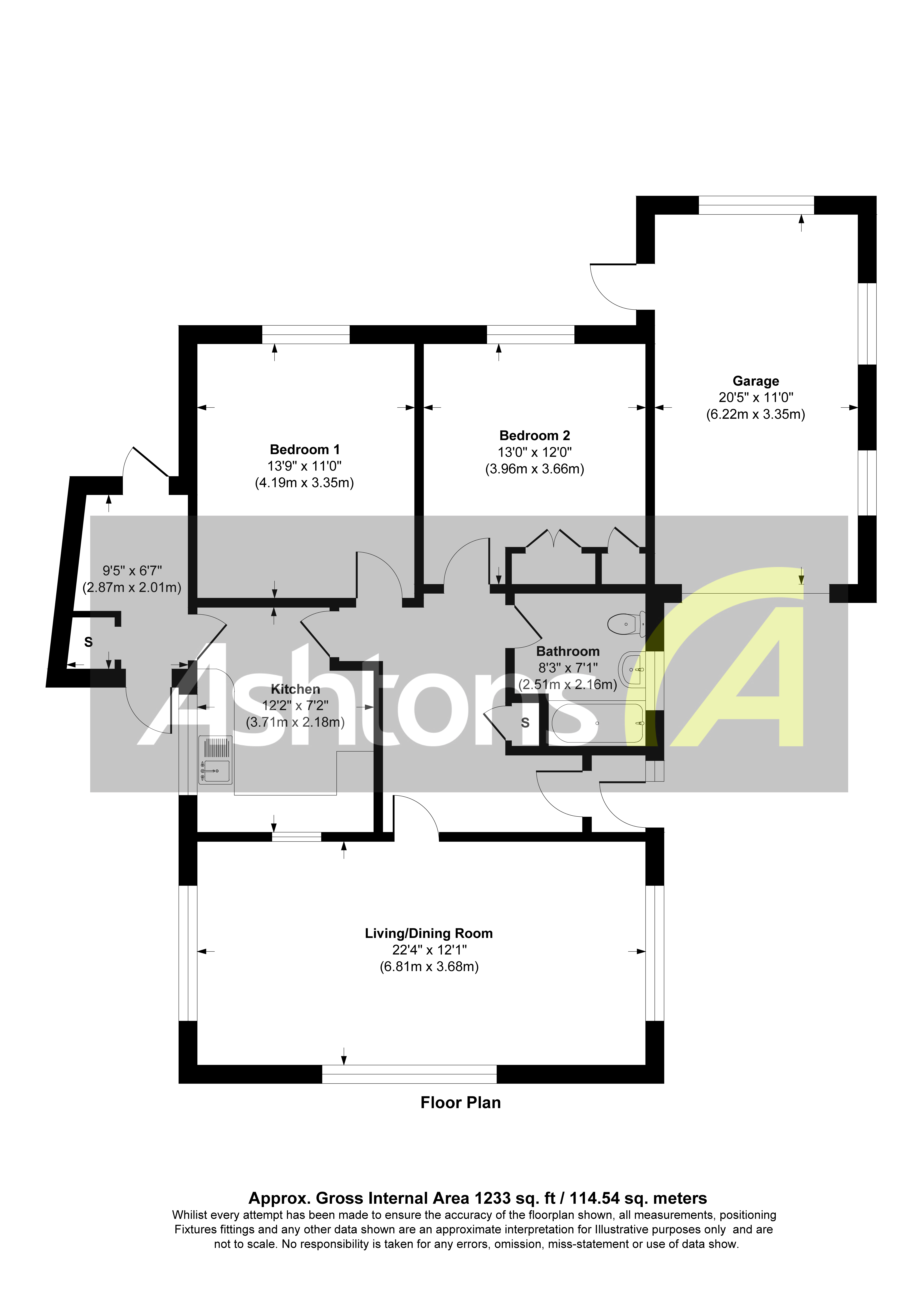 Buckingham Avenue, Widnes Floor Plan
