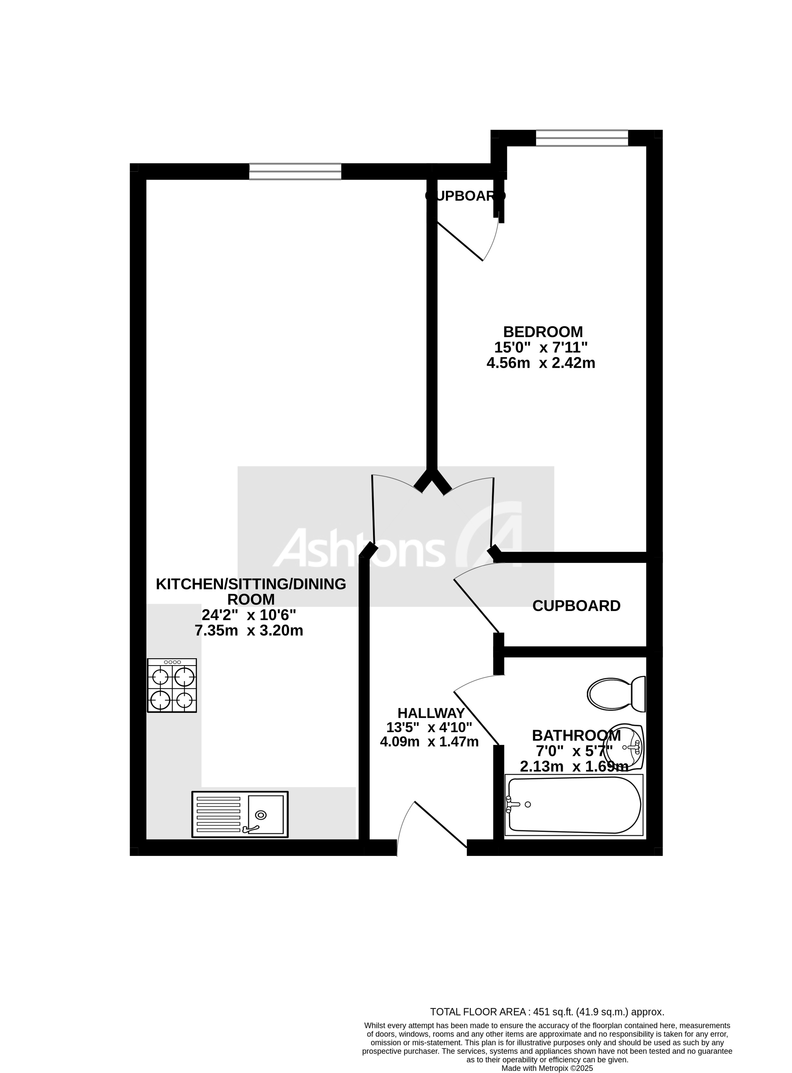 Apartment 17, Warrington Floor Plan