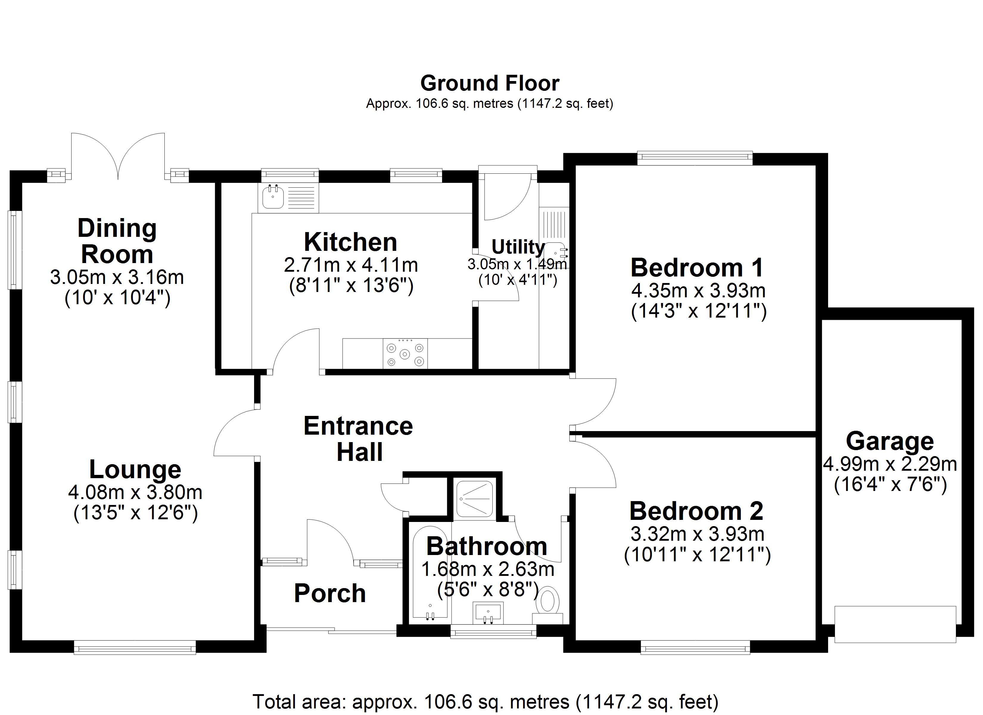 Pembroke Gardens, Warrington Floor Plan