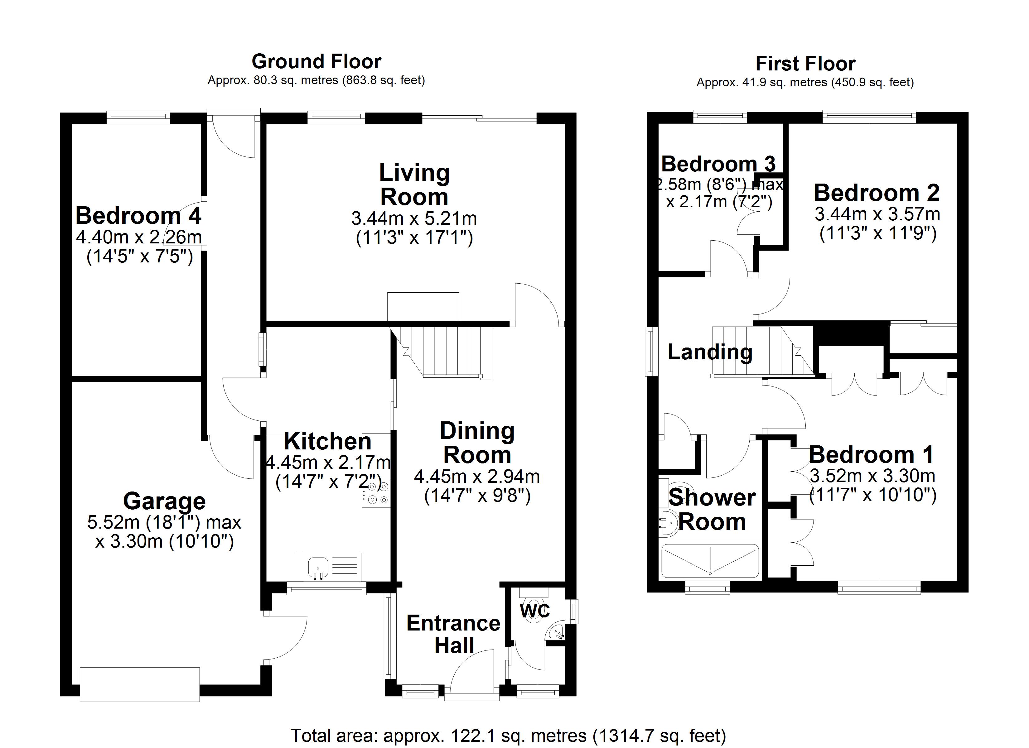 Peveril Close, Warrington Floor Plan