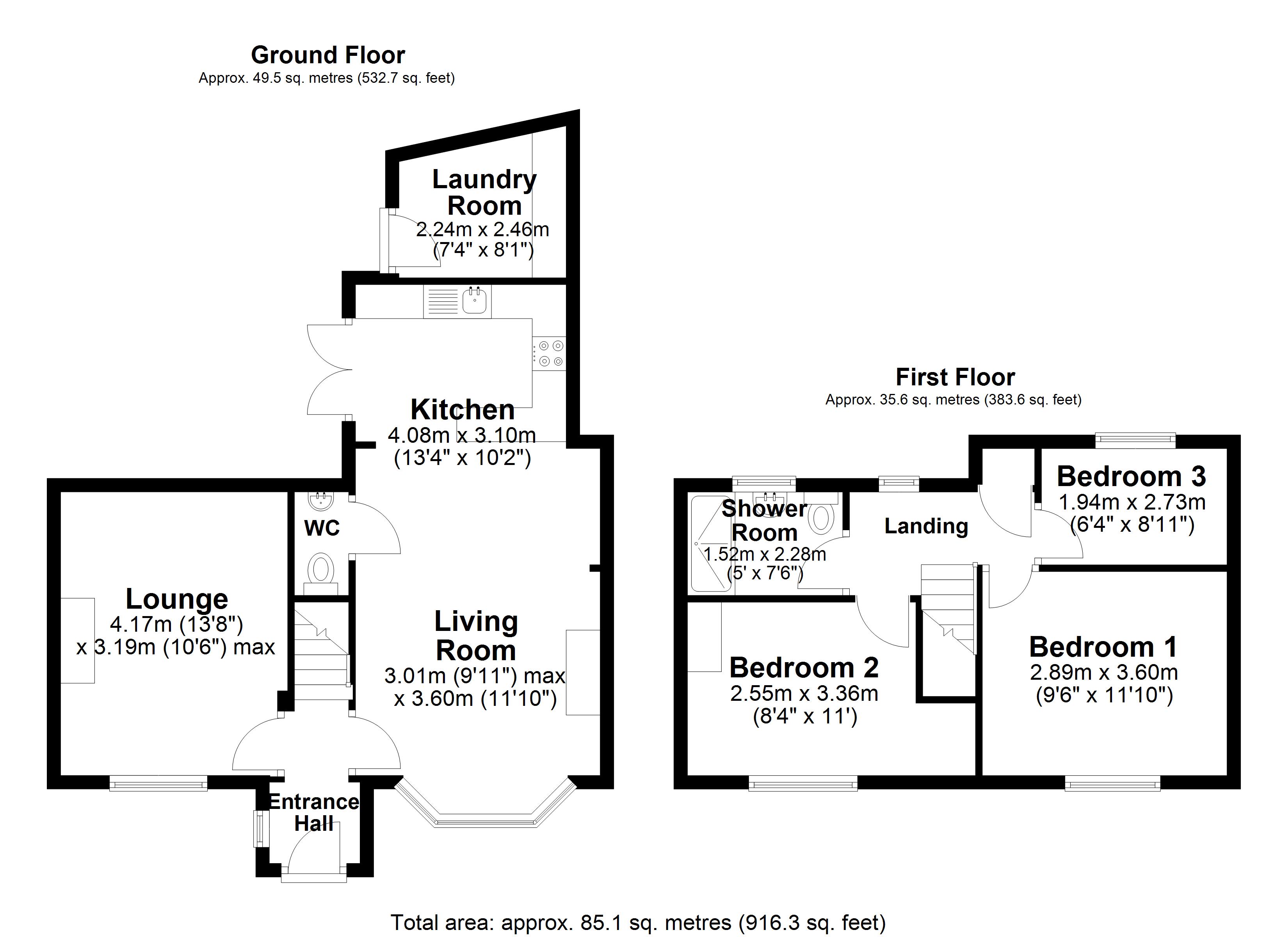 Surrey Street, Warrington Floor Plan