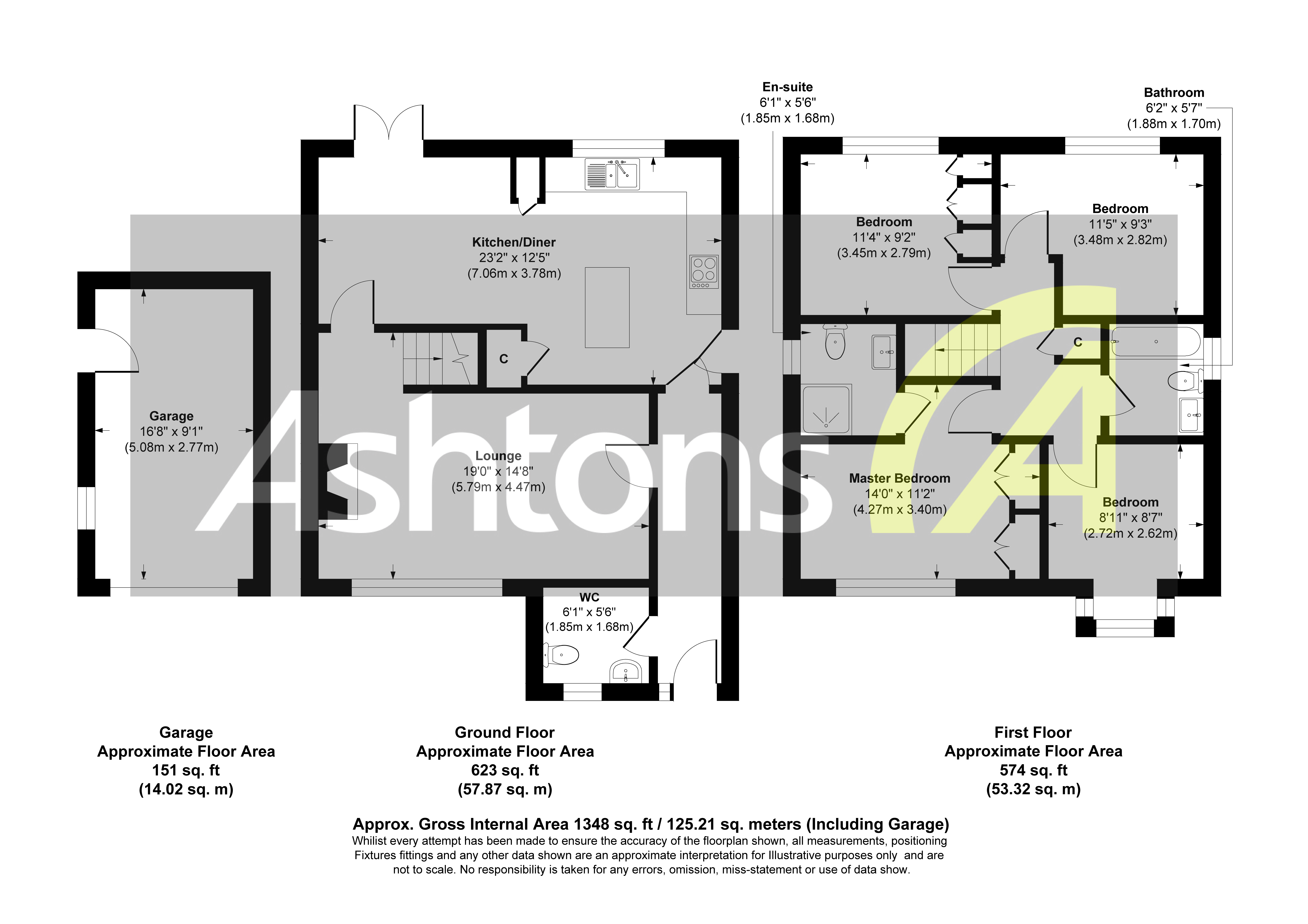 Ribchester Gardens, Warrington Floor Plan