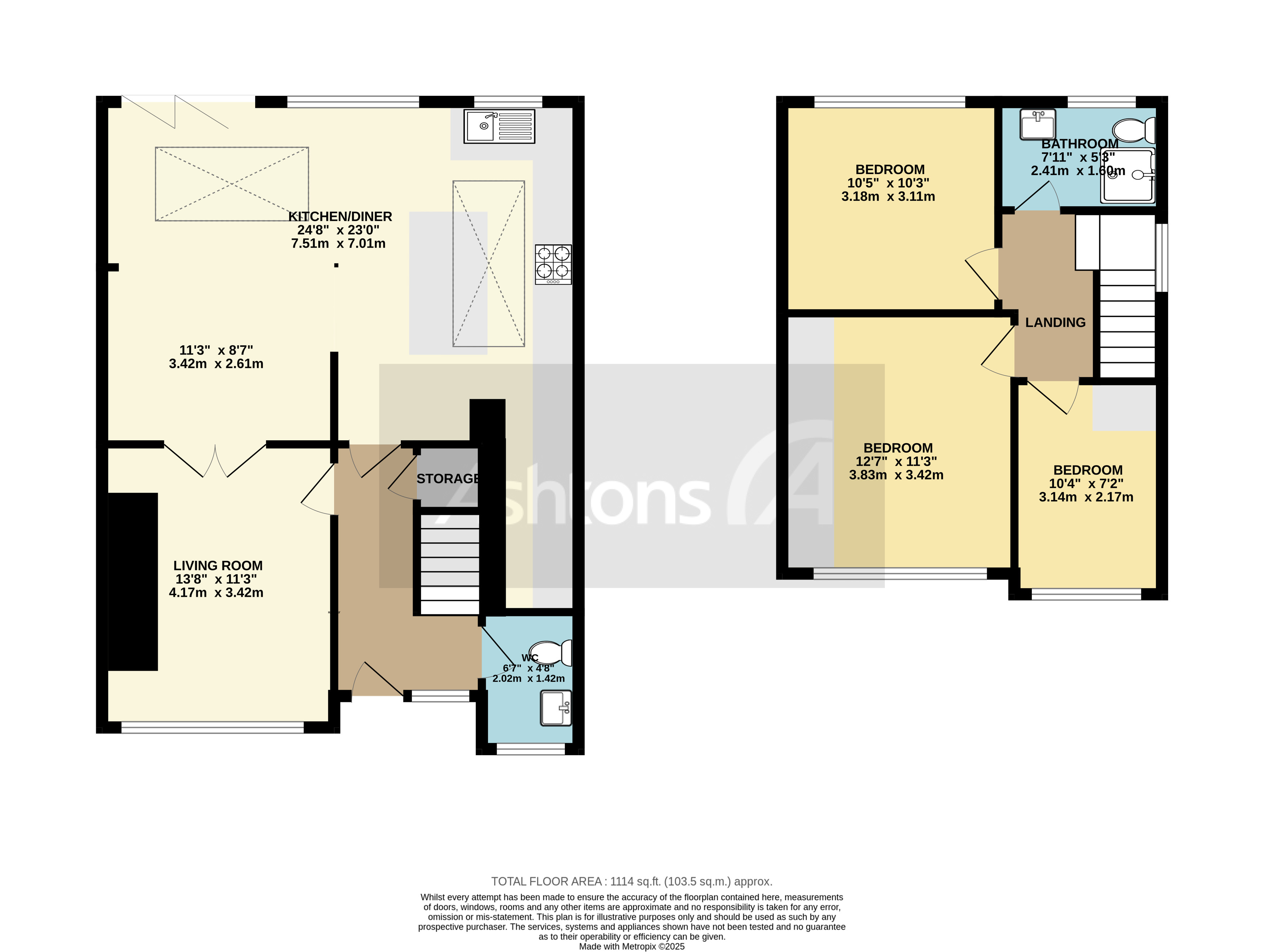 Chestnut Drive South, Leigh Floor Plan