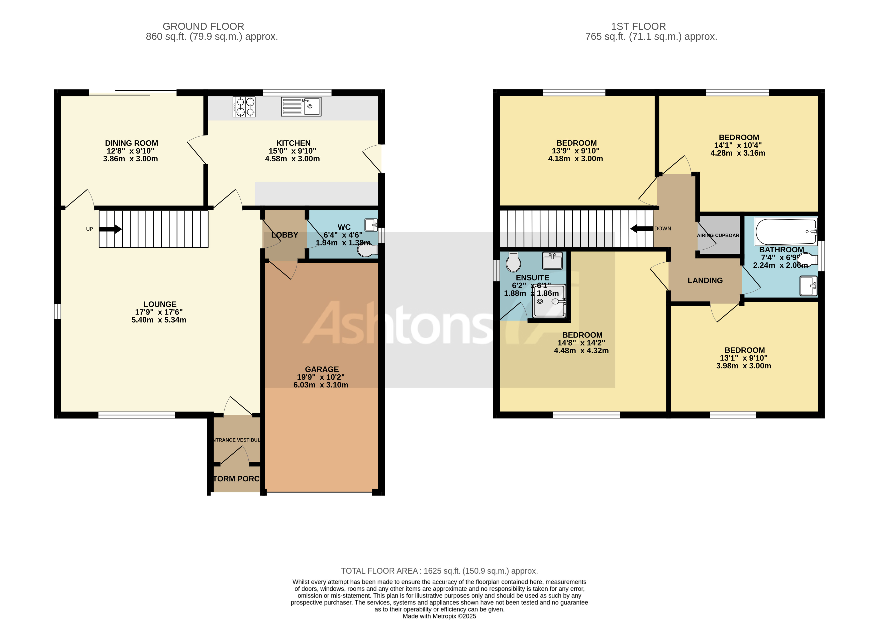 Ribchester Gardens, Warrington Floor Plan