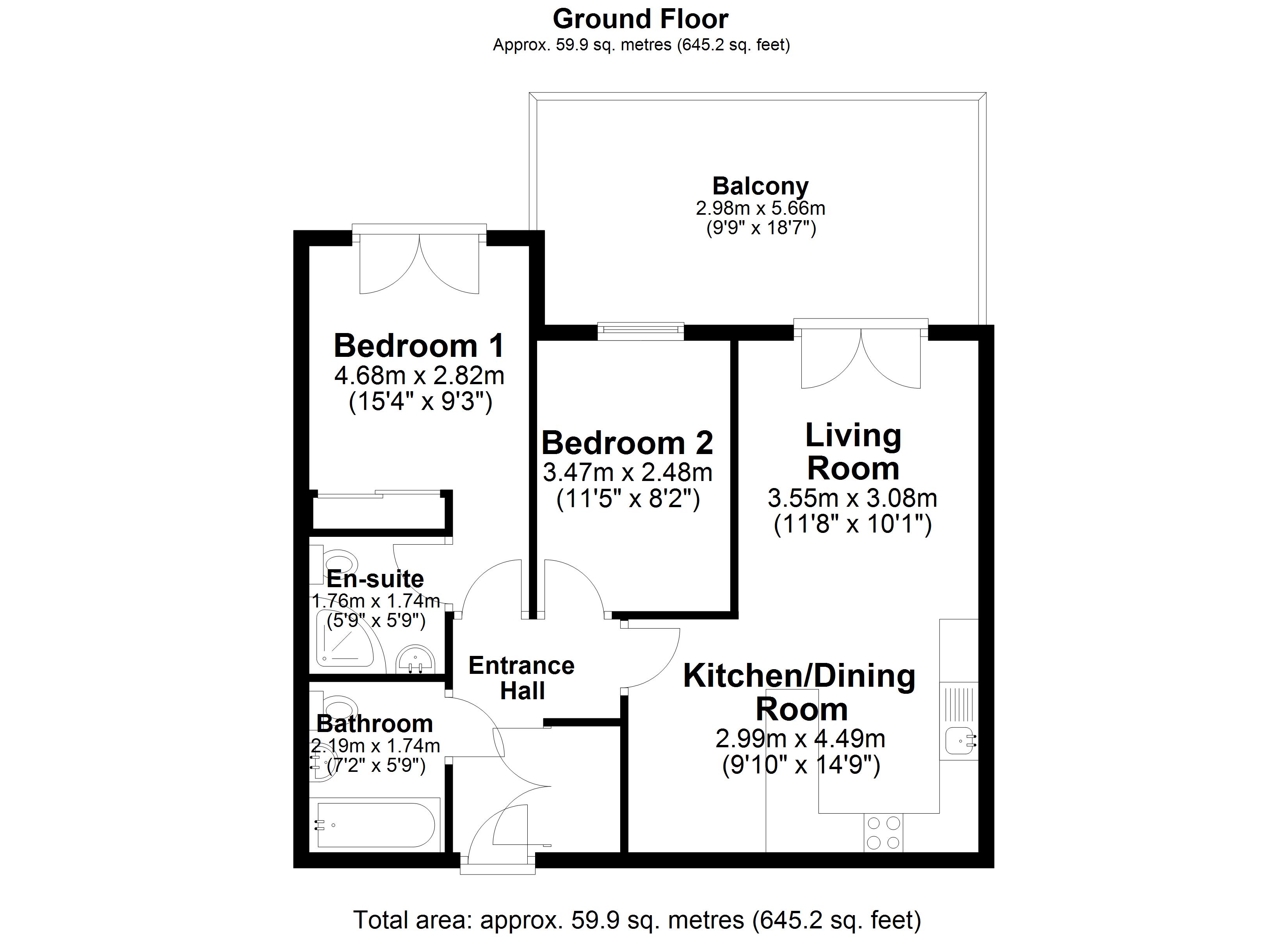 Lulworth Place, Warrington Floor Plan