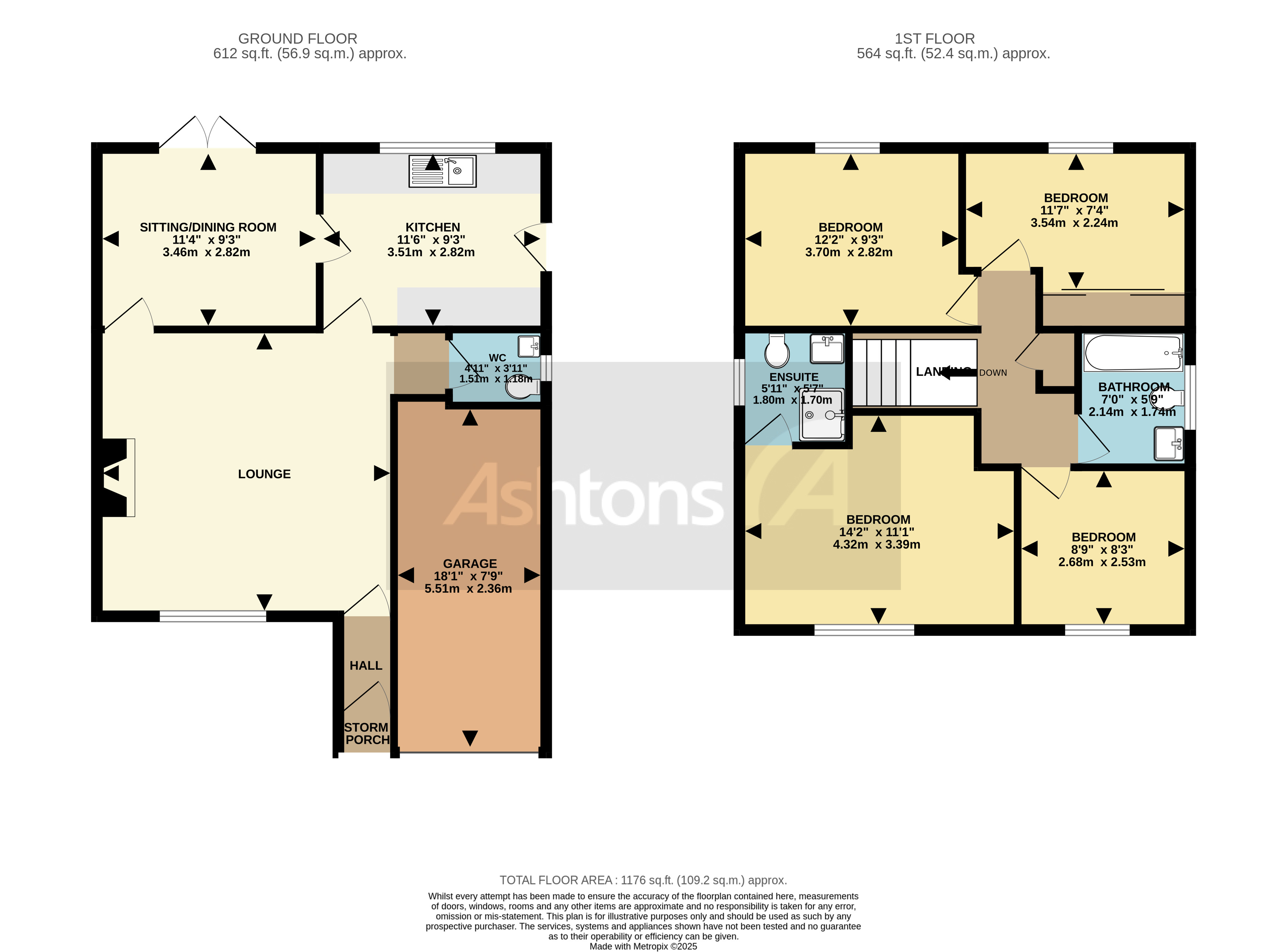 Ribchester Gardens, Warrington Floor Plan