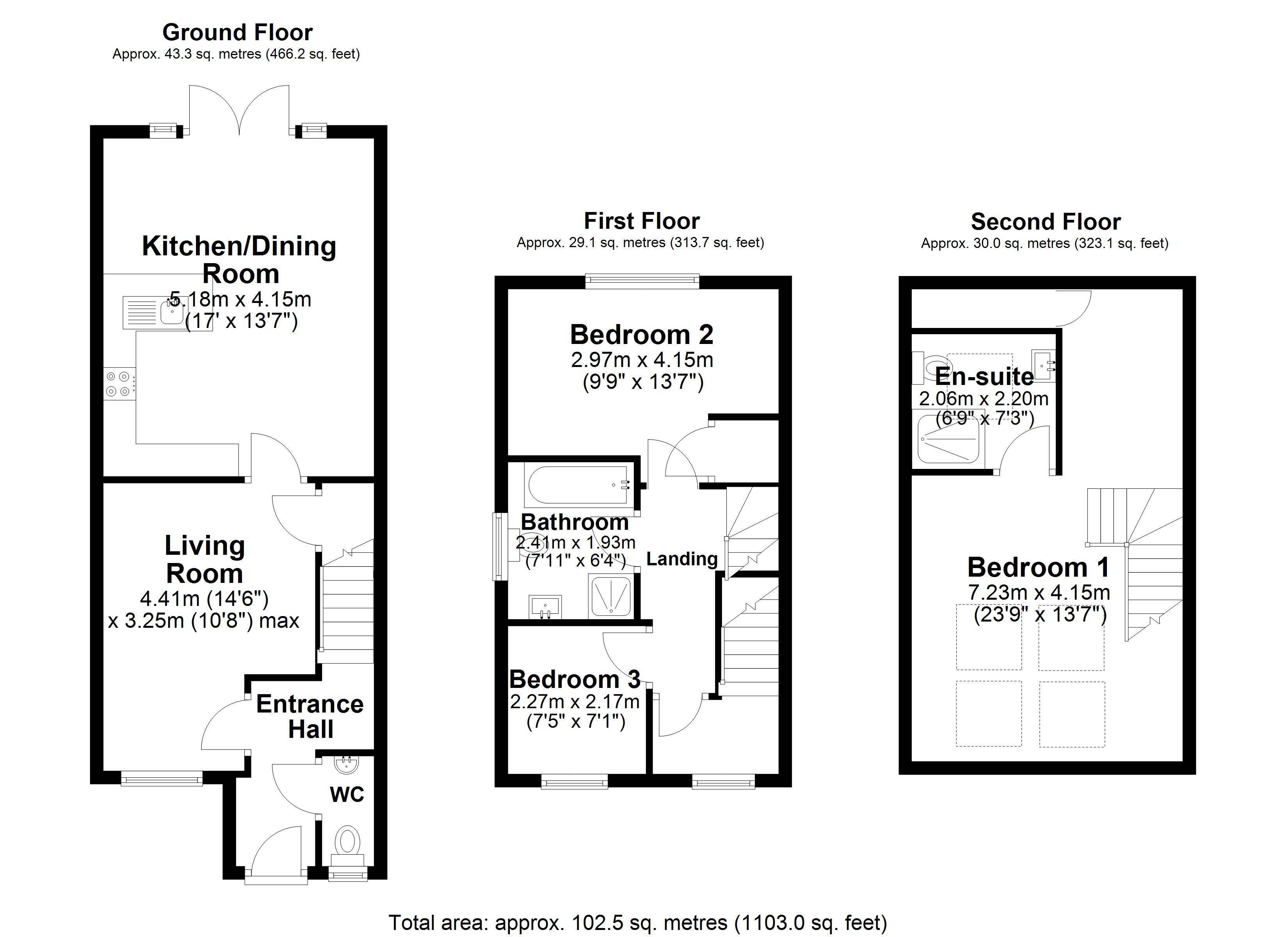 Burnage Close, Warrington Floor Plan