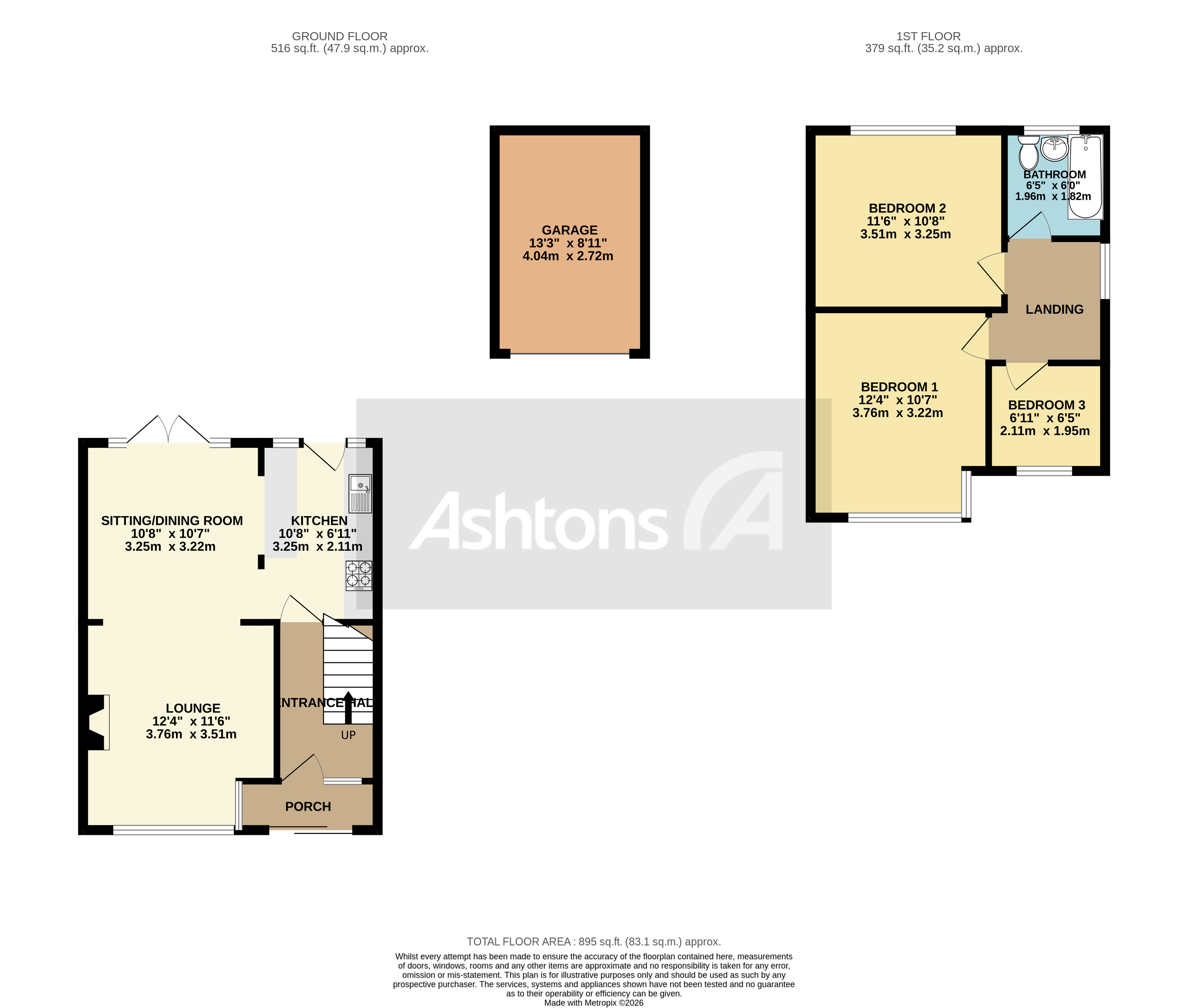Bernard Avenue, Warrington Floor Plan