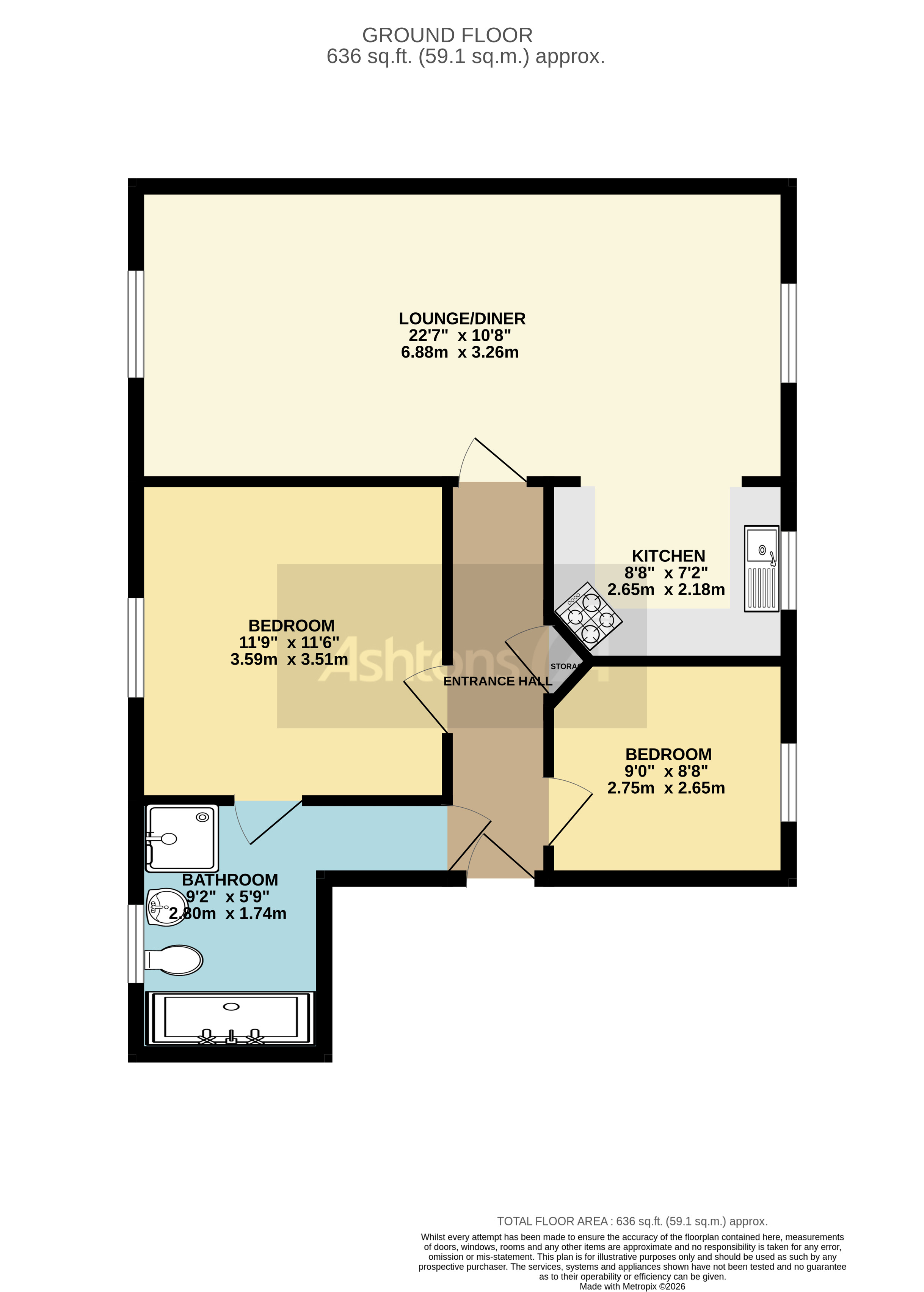 Gilbert Drive, Warrington Floor Plan
