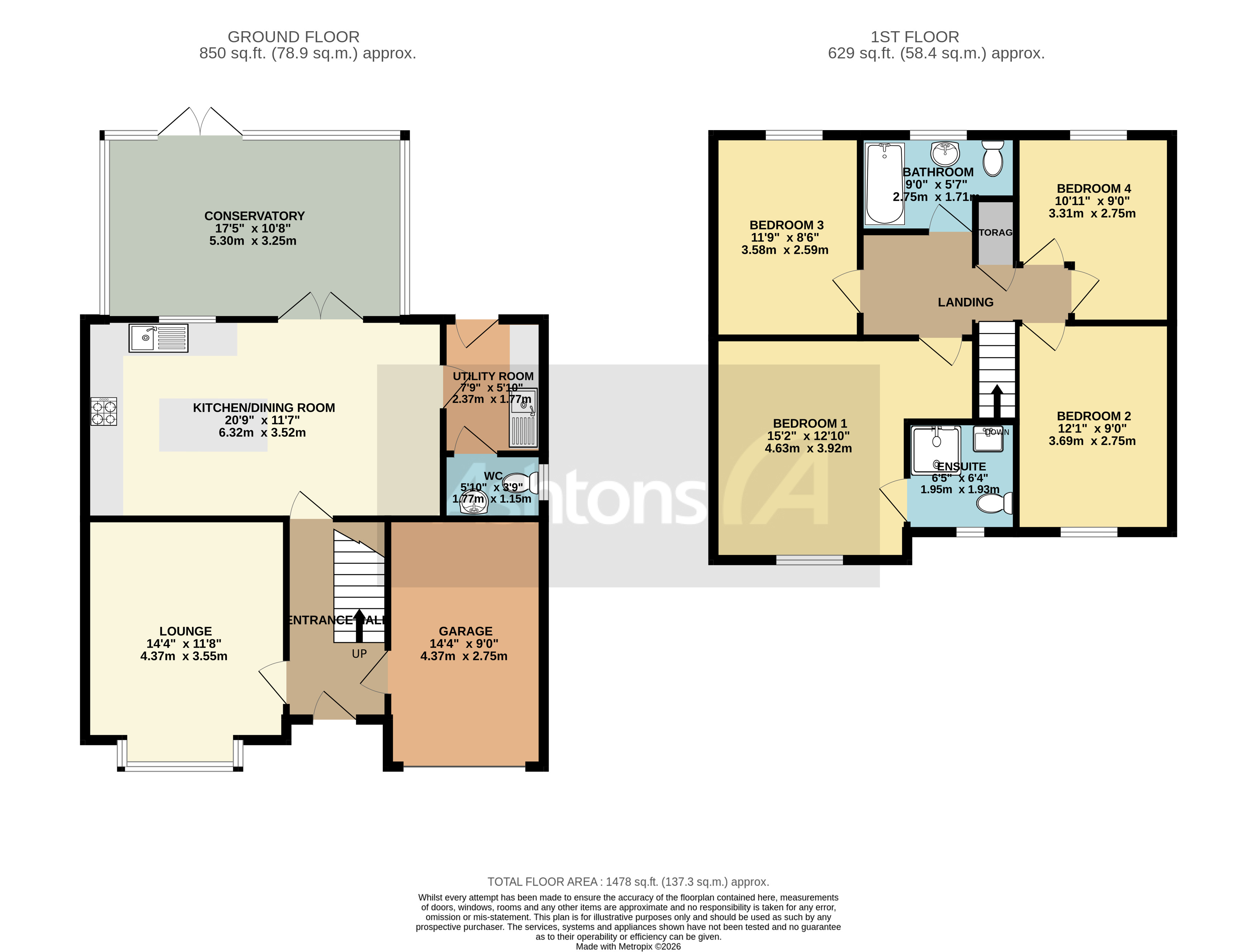 Wade Avenue, Warrington Floor Plan