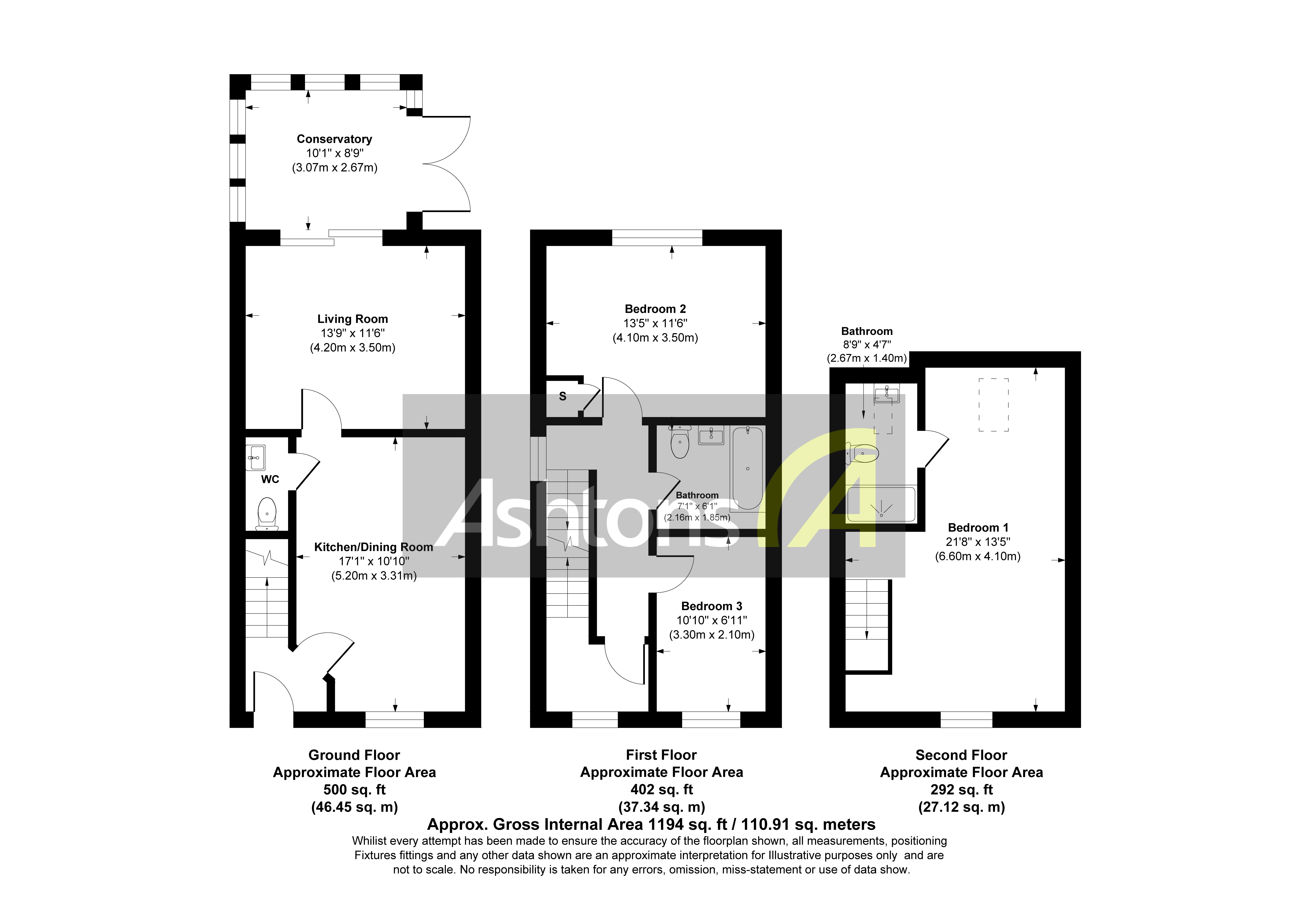 Northumberland Road, Widnes Floor Plan