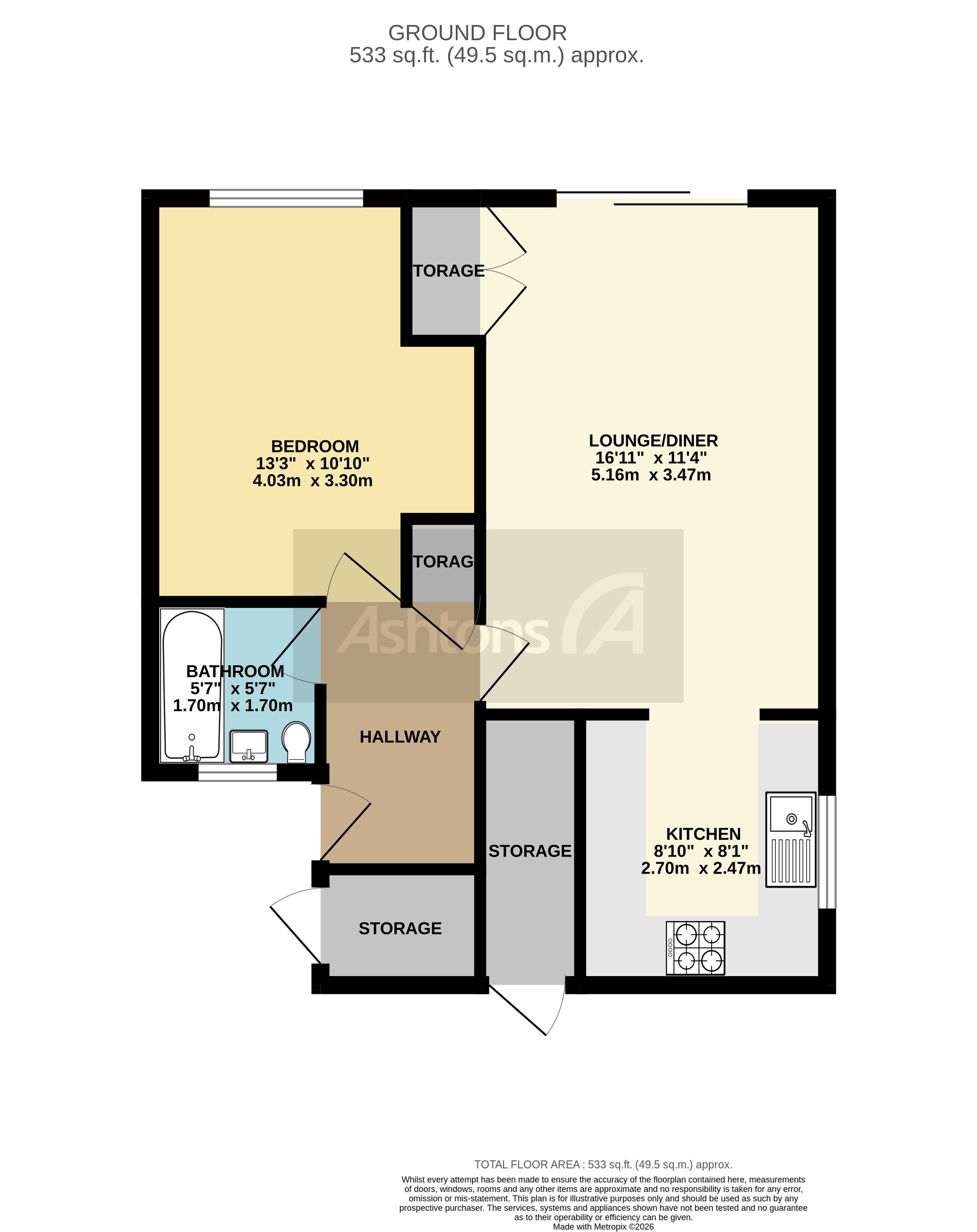 St. Elphins Close, Warrington Floor Plan