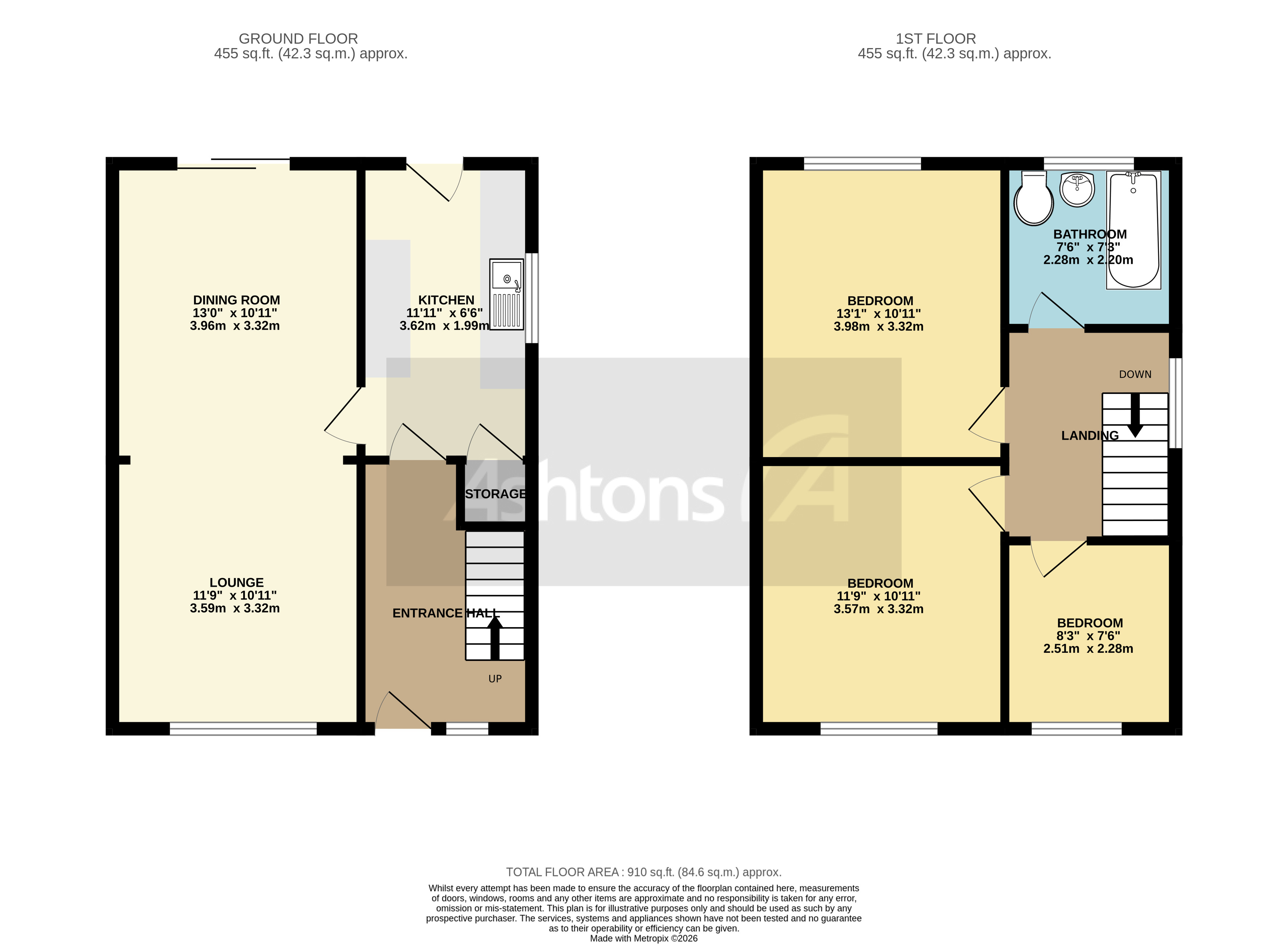 Orrell Close, Warrington Floor Plan