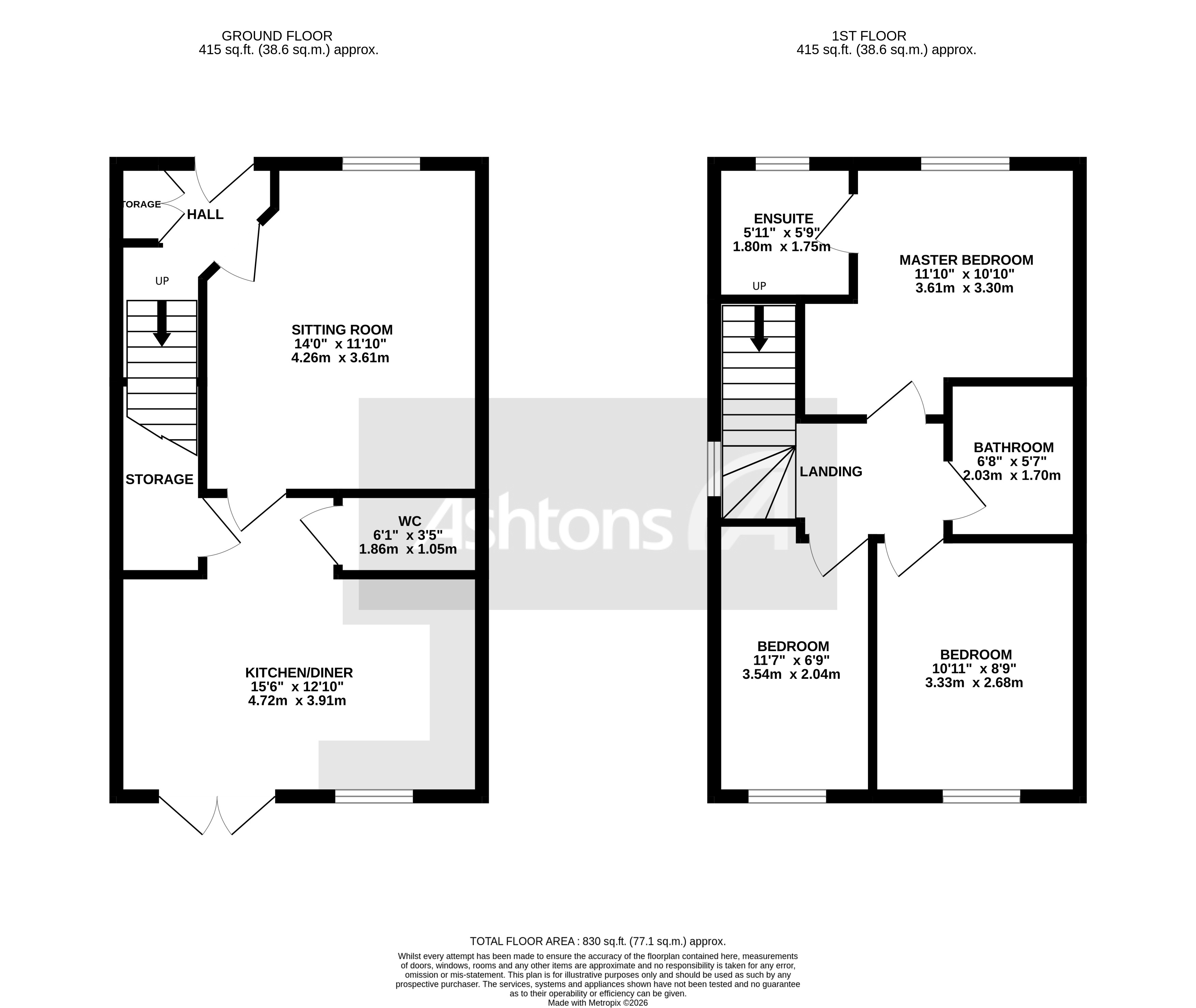 Juliett Grove, Warrington Floor Plan