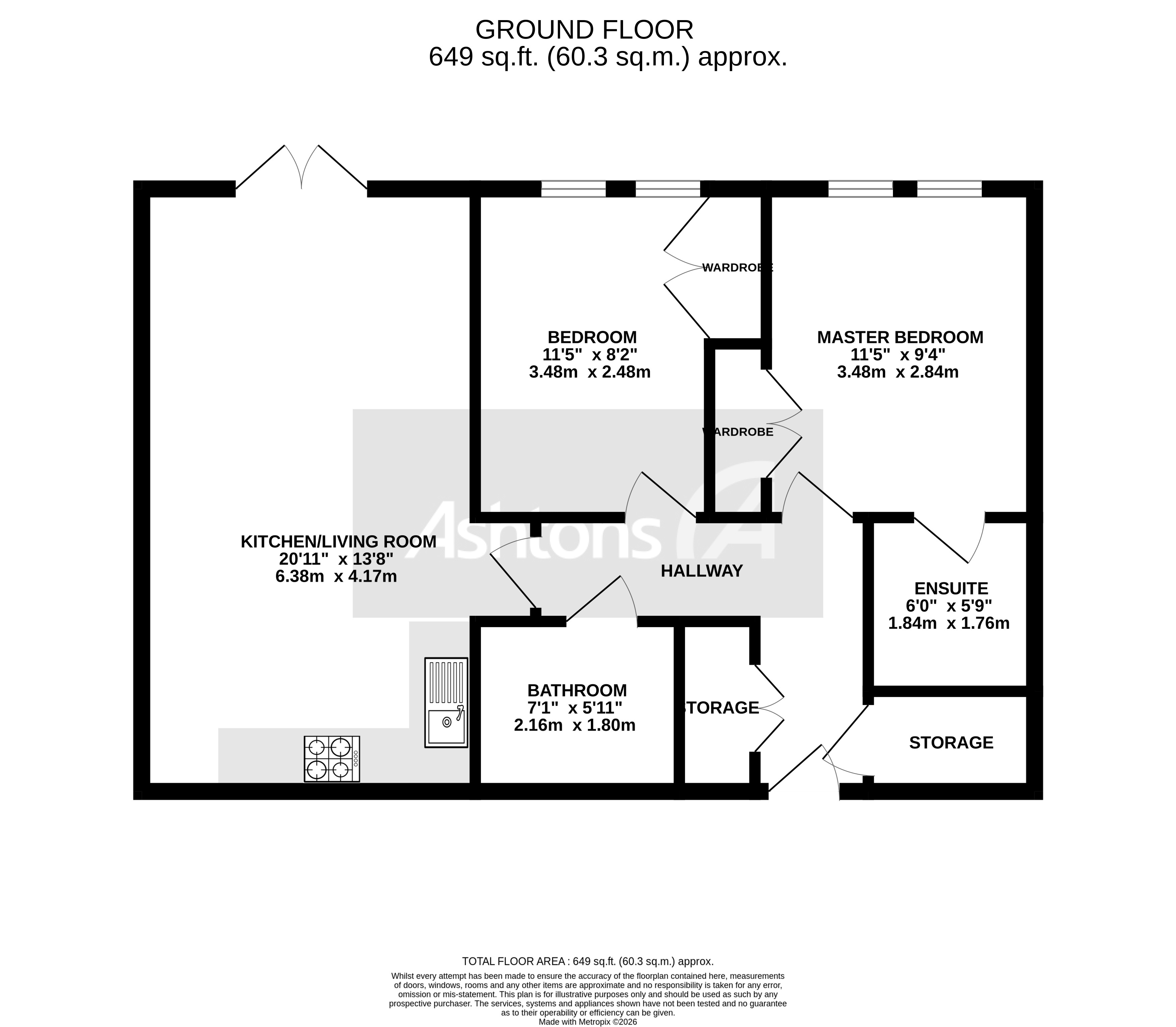 Creola Court Louisiana Drive, Warrington Floor Plan