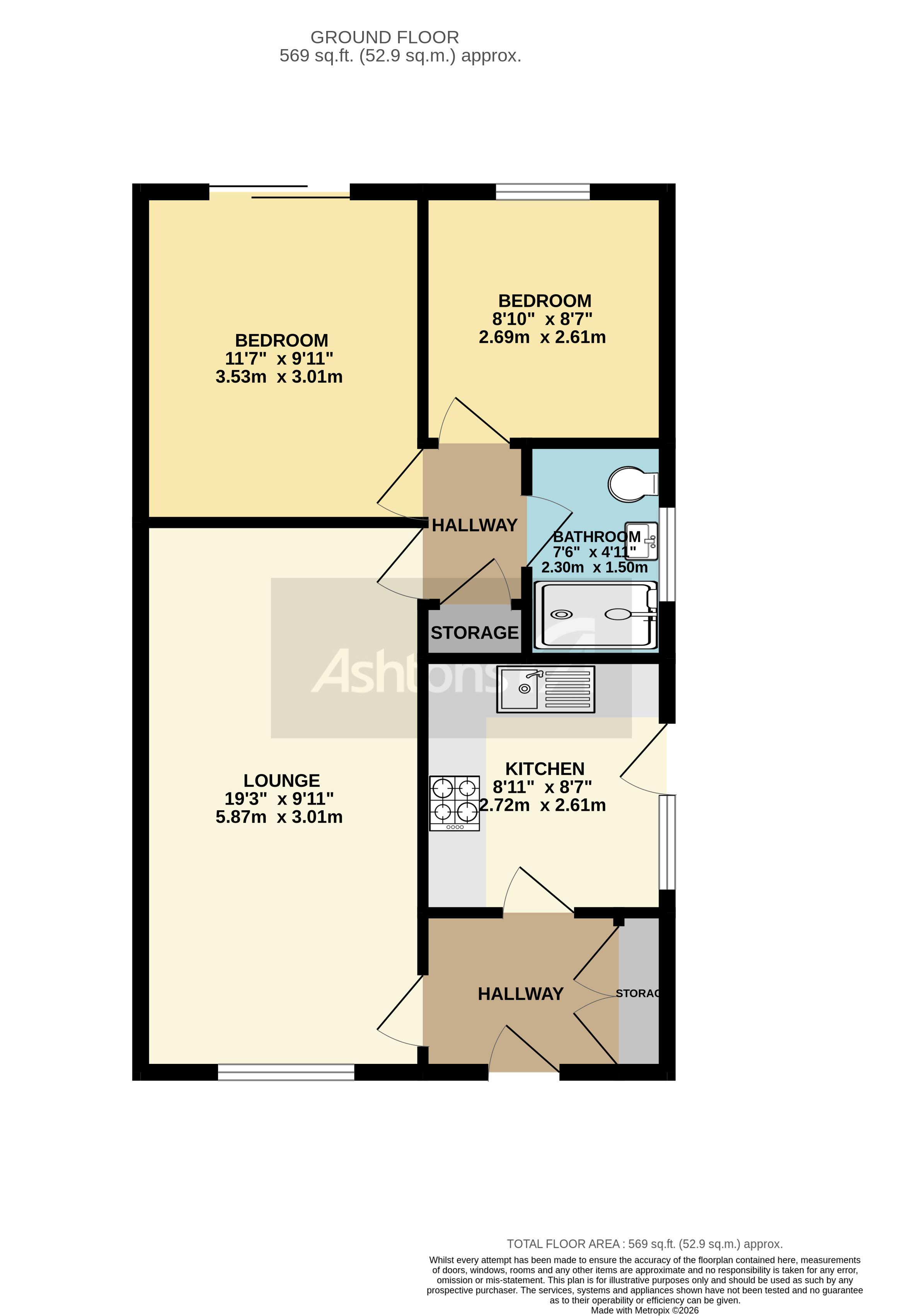 Tenby Close, Warrington Floor Plan