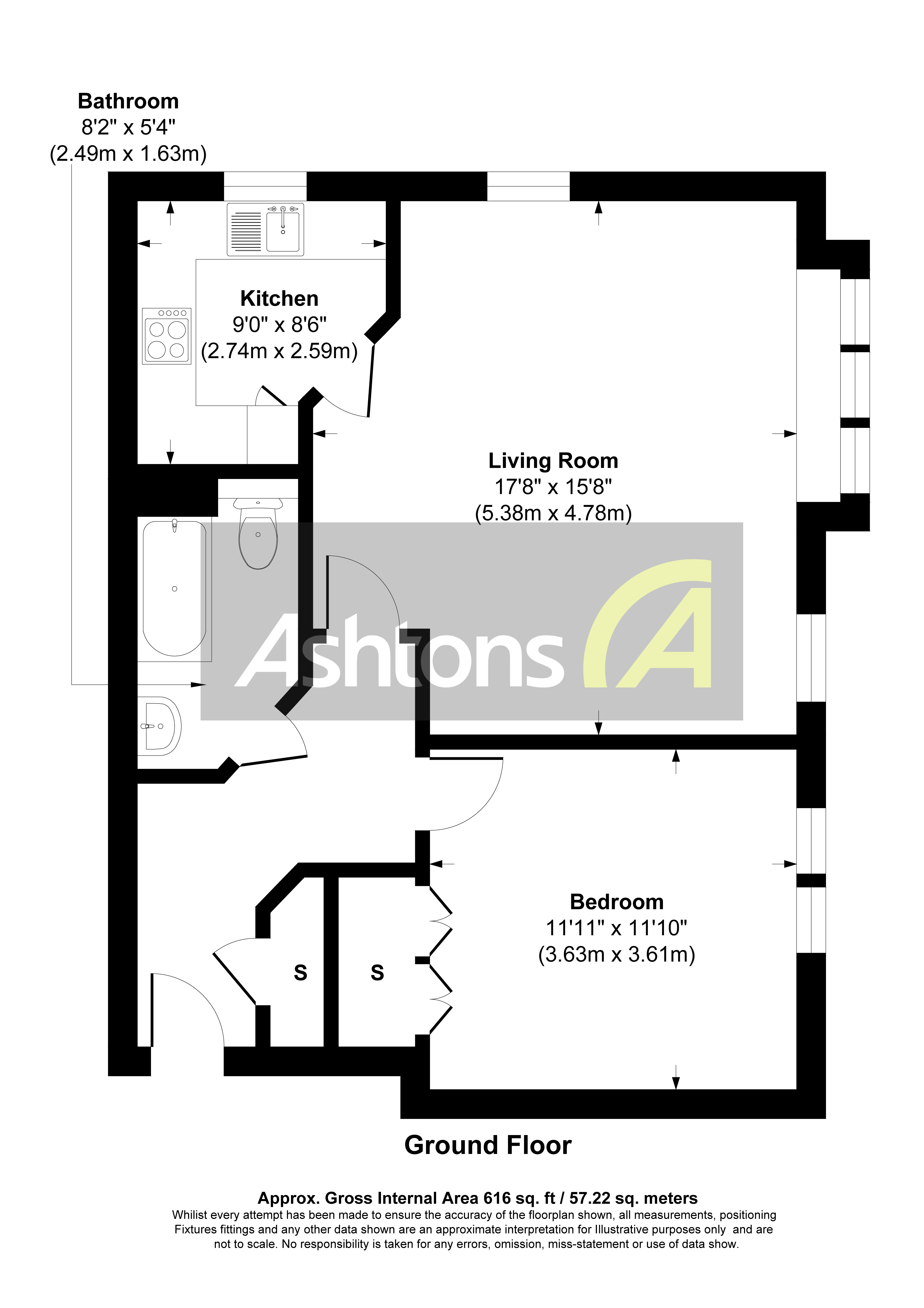 Apartment 12, Widnes Floor Plan
