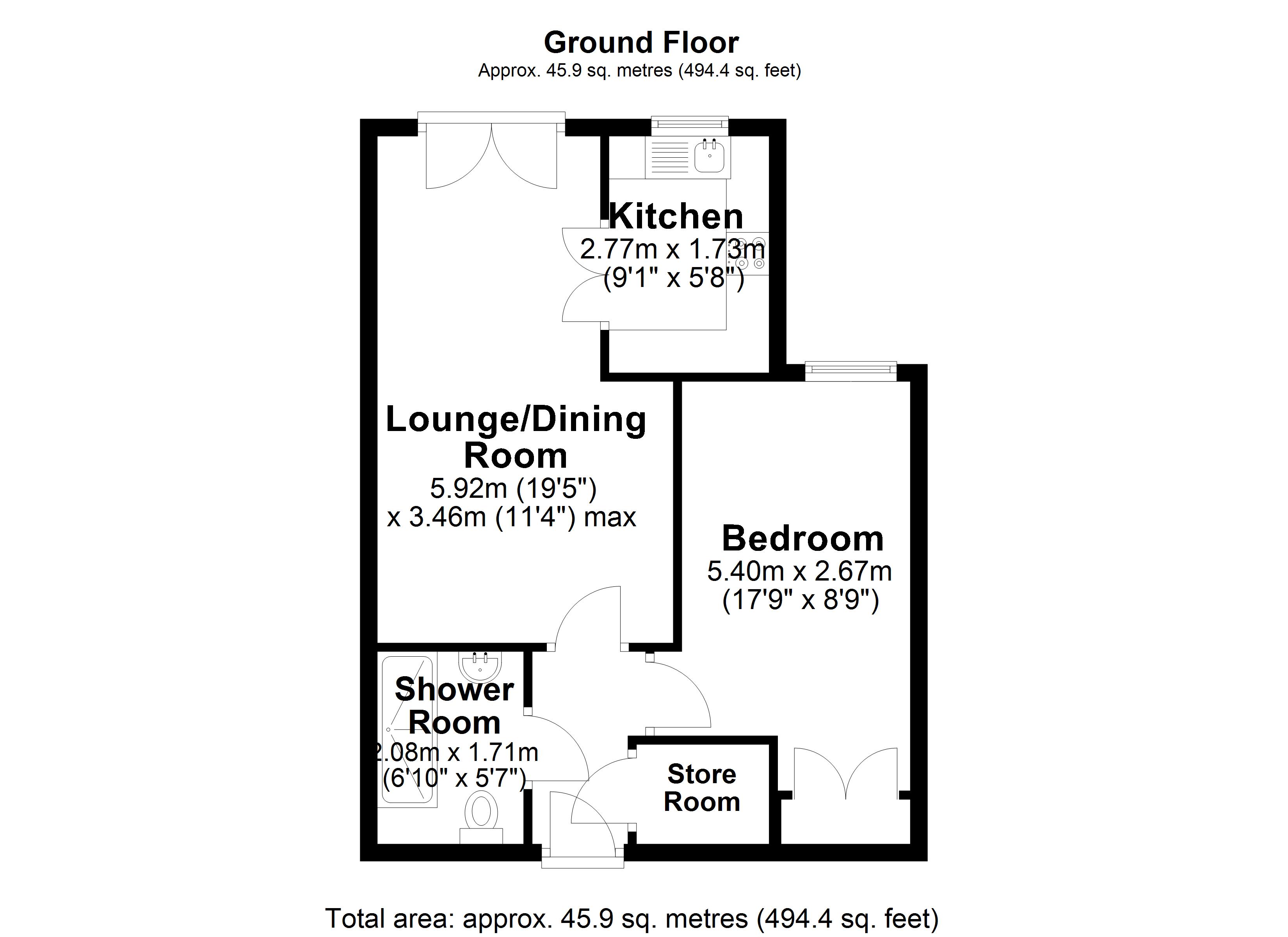 Flat 29, Warrington Floor Plan