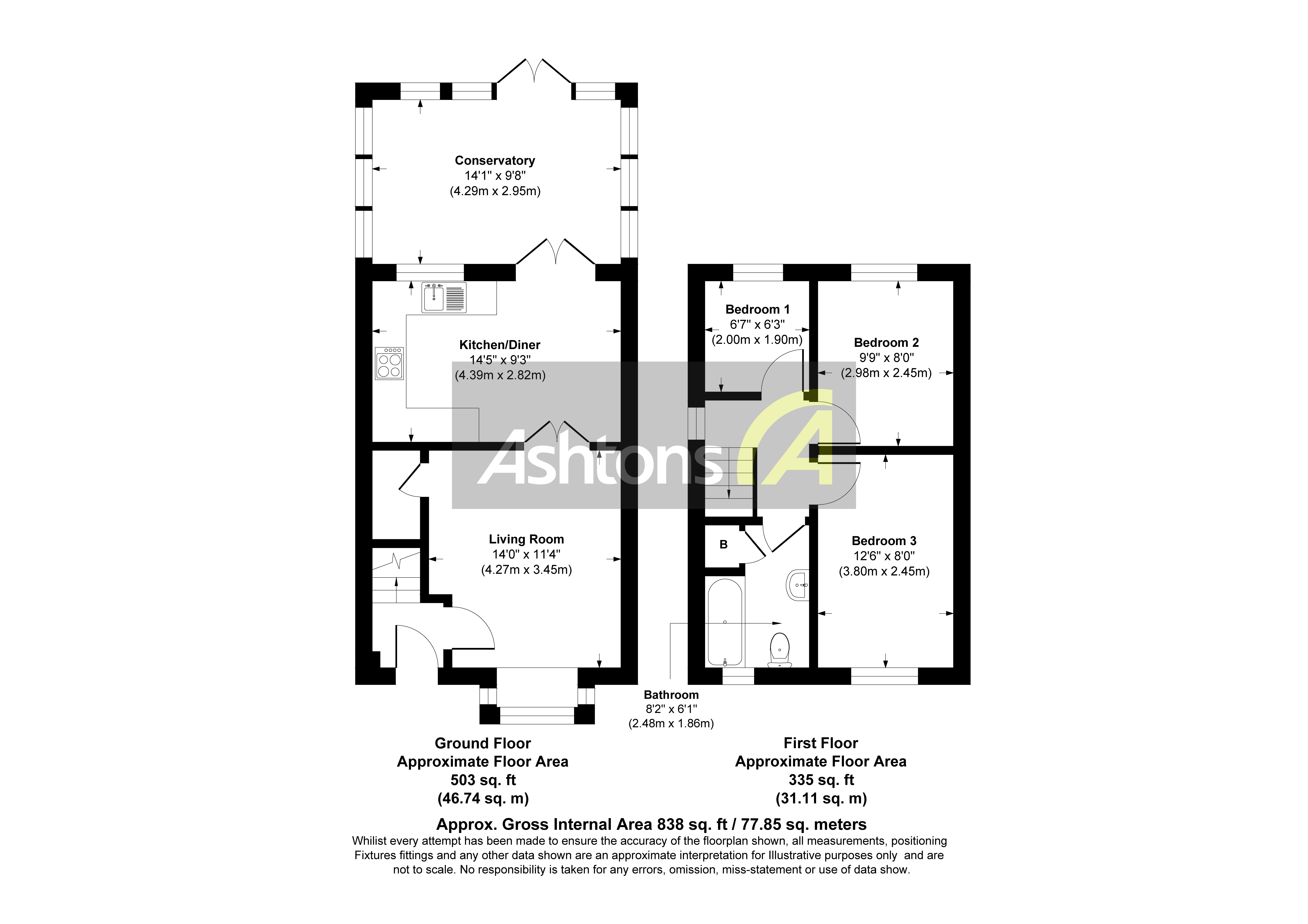 1b Windsor Road, Wigan Floor Plan