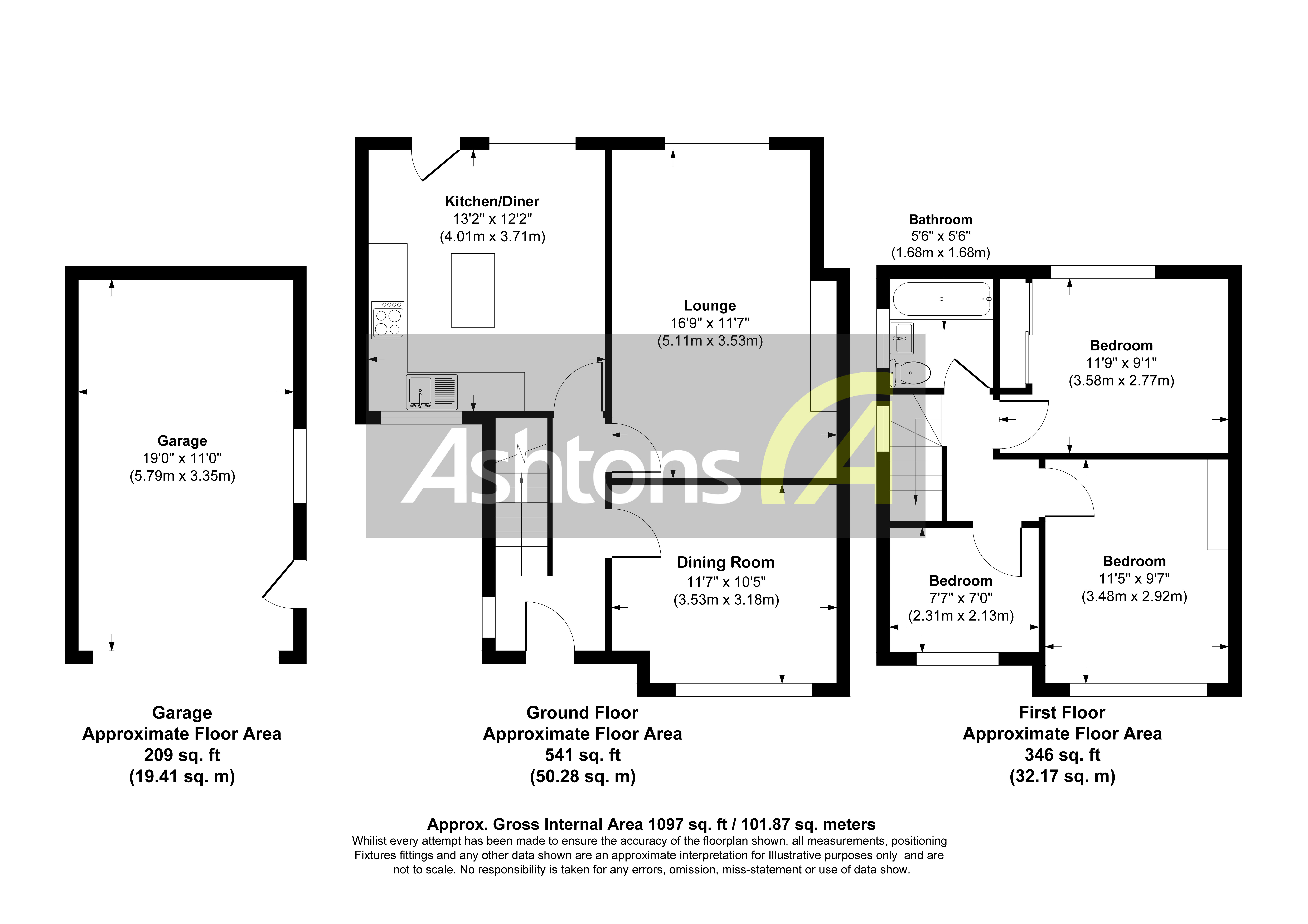 Farnworth Close, Widnes Floor Plan