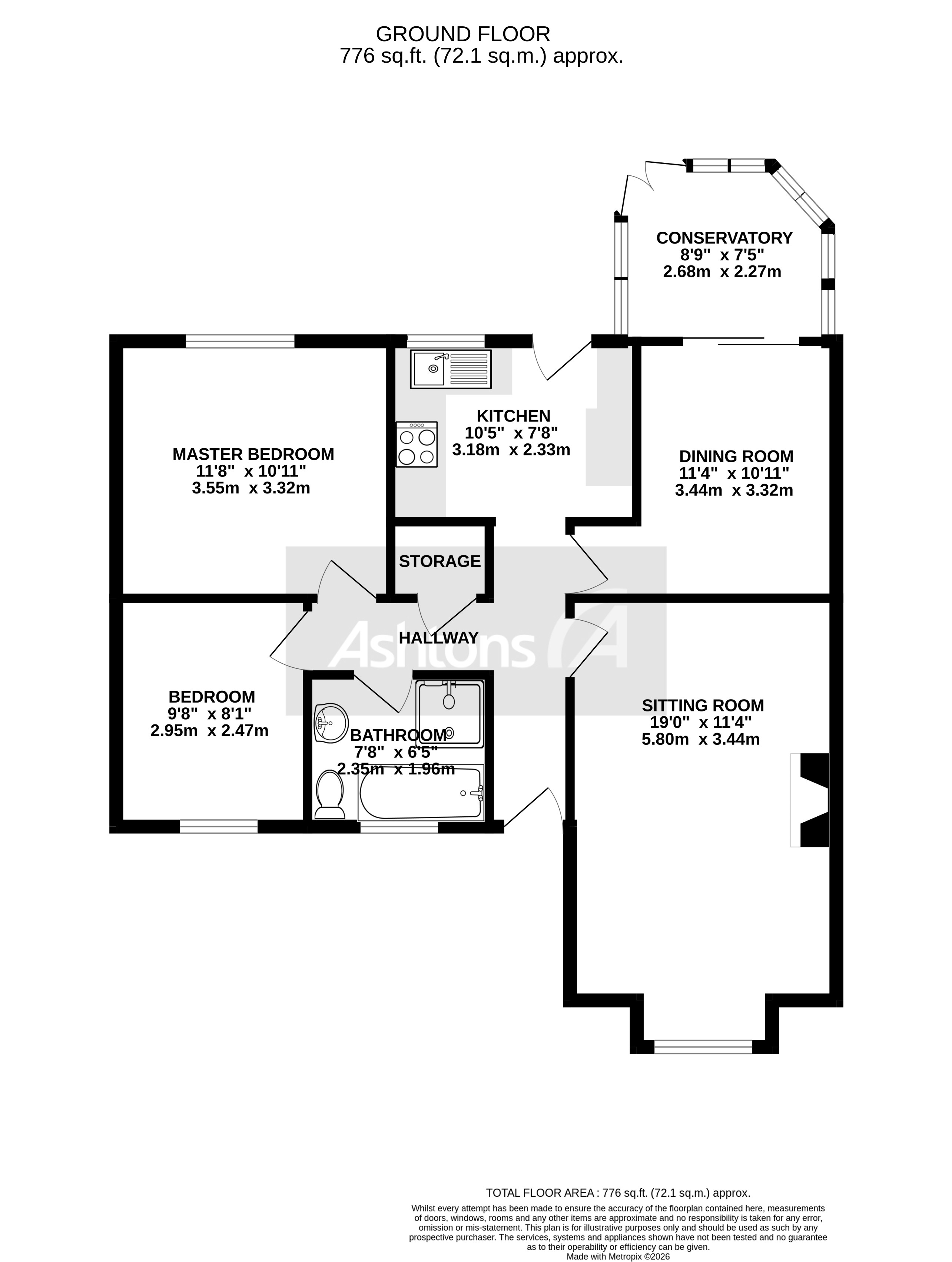 Sandicroft Close, Warrington Floor Plan