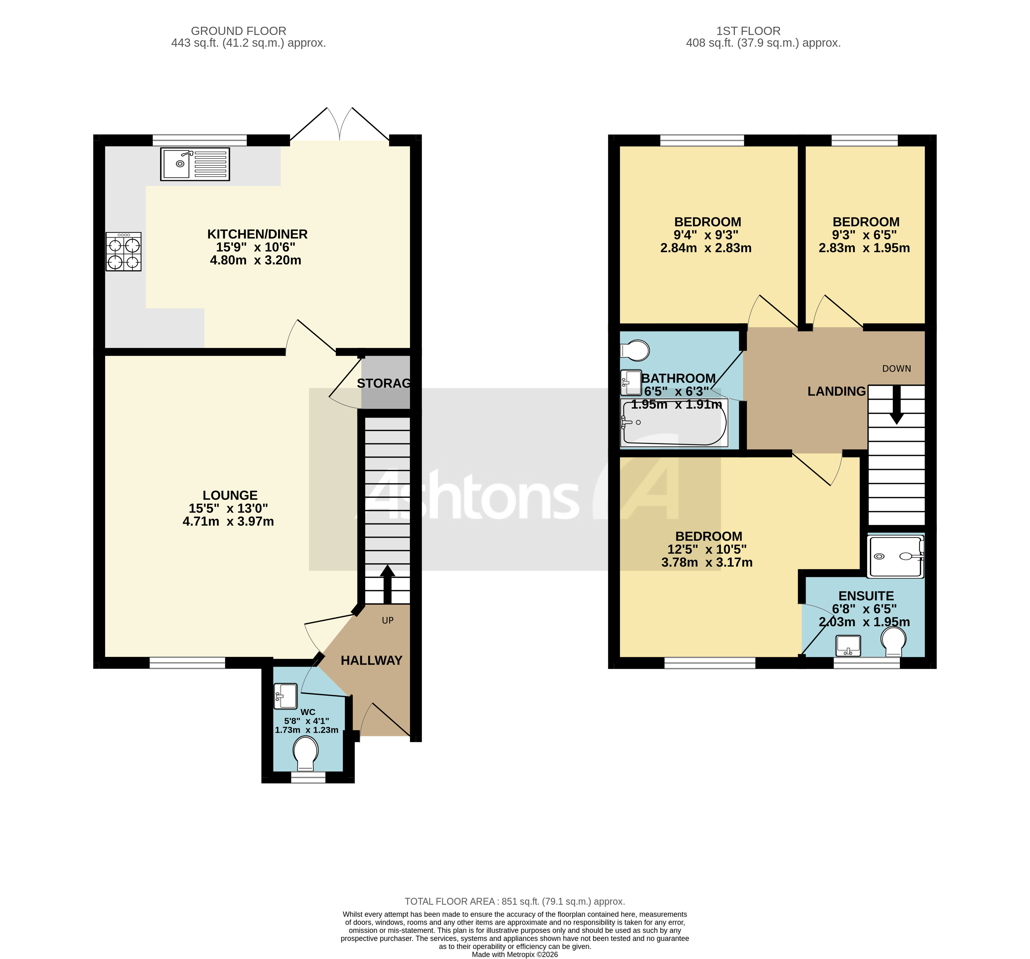 Lea Green Close, Warrington Floor Plan