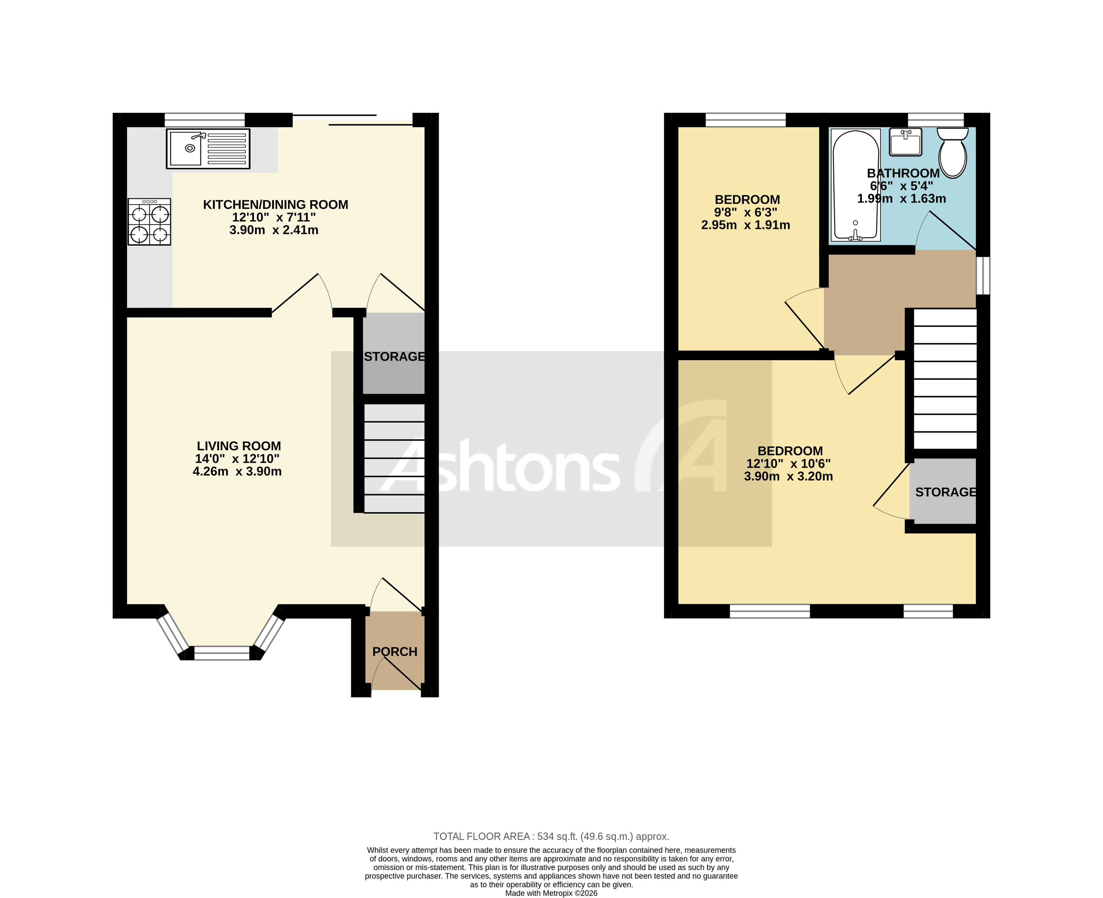 Jessica Way, Leigh Floor Plan