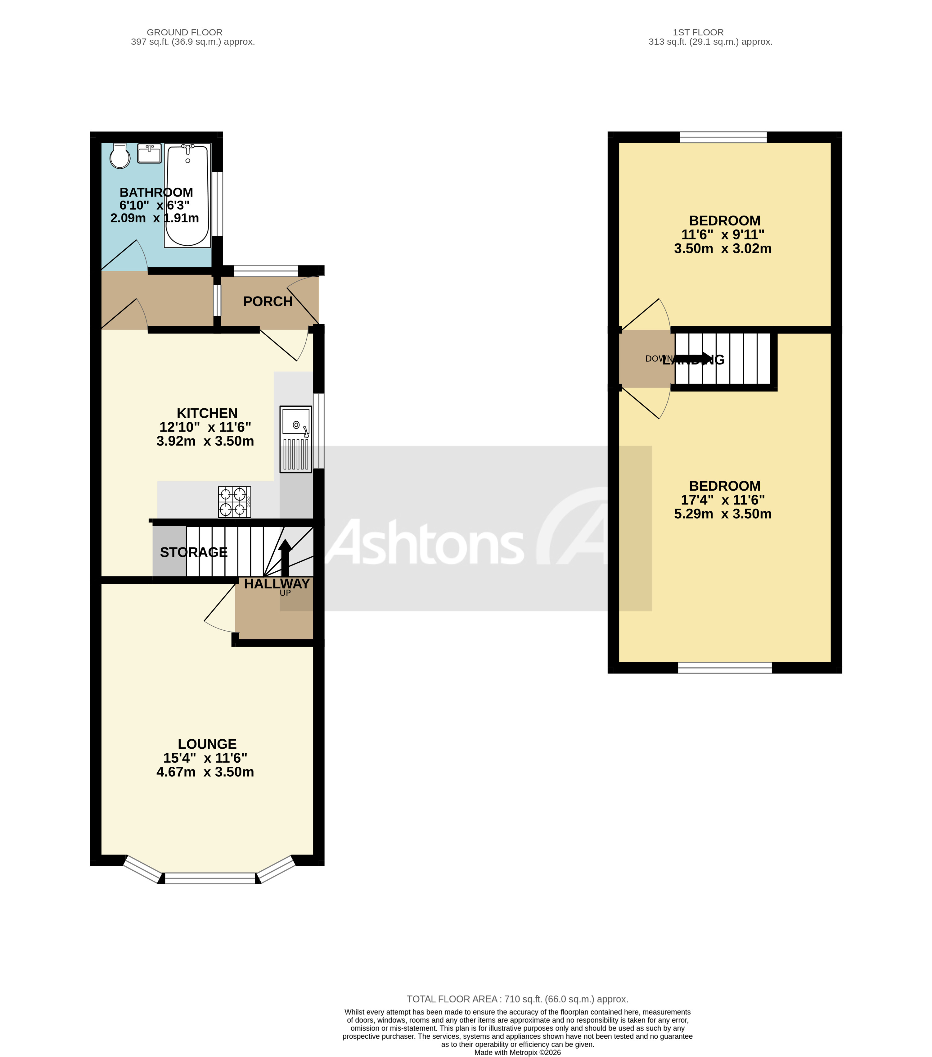 2b Warren Road, Warrington Floor Plan