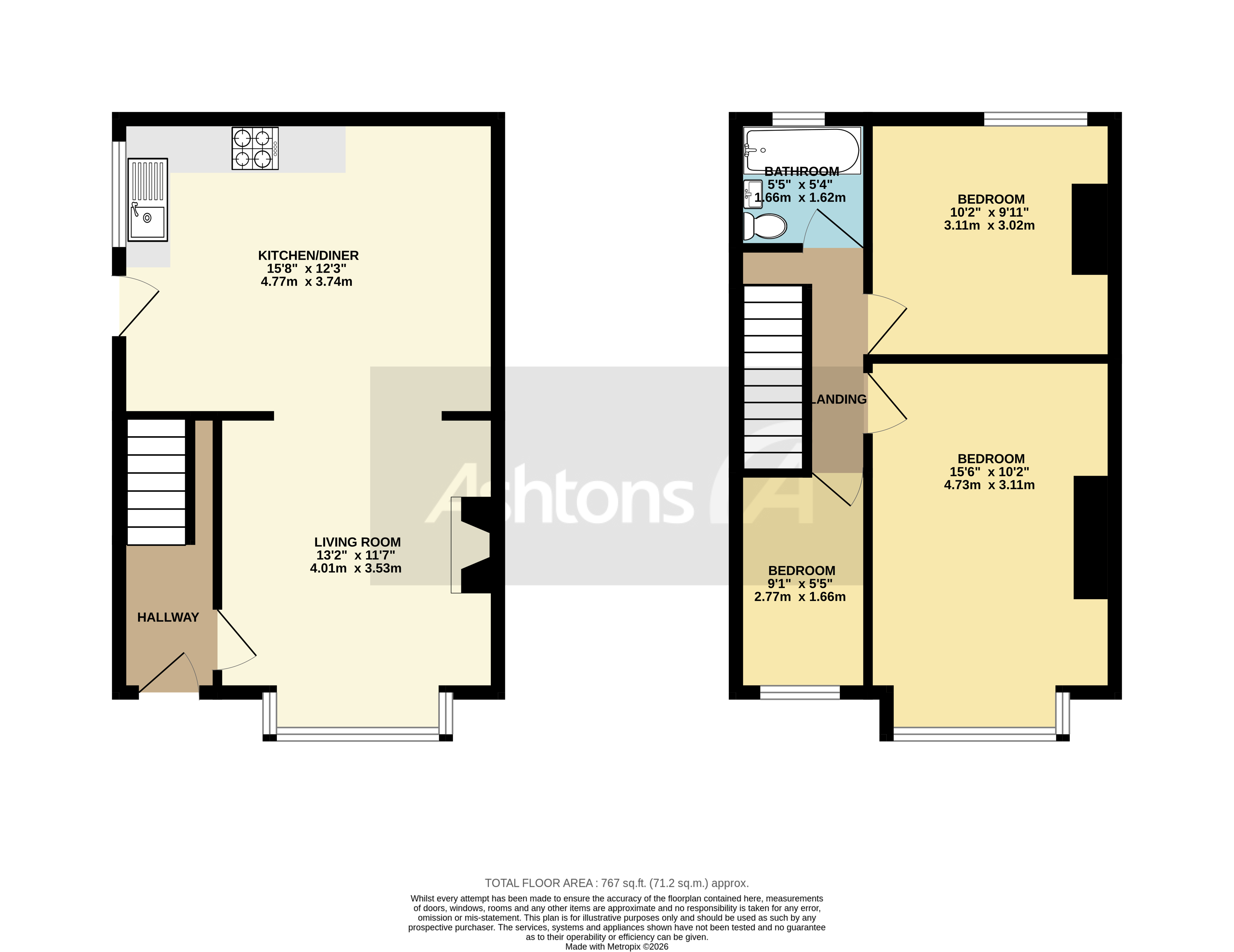 Common Road, Newton-Le-Willows Floor Plan