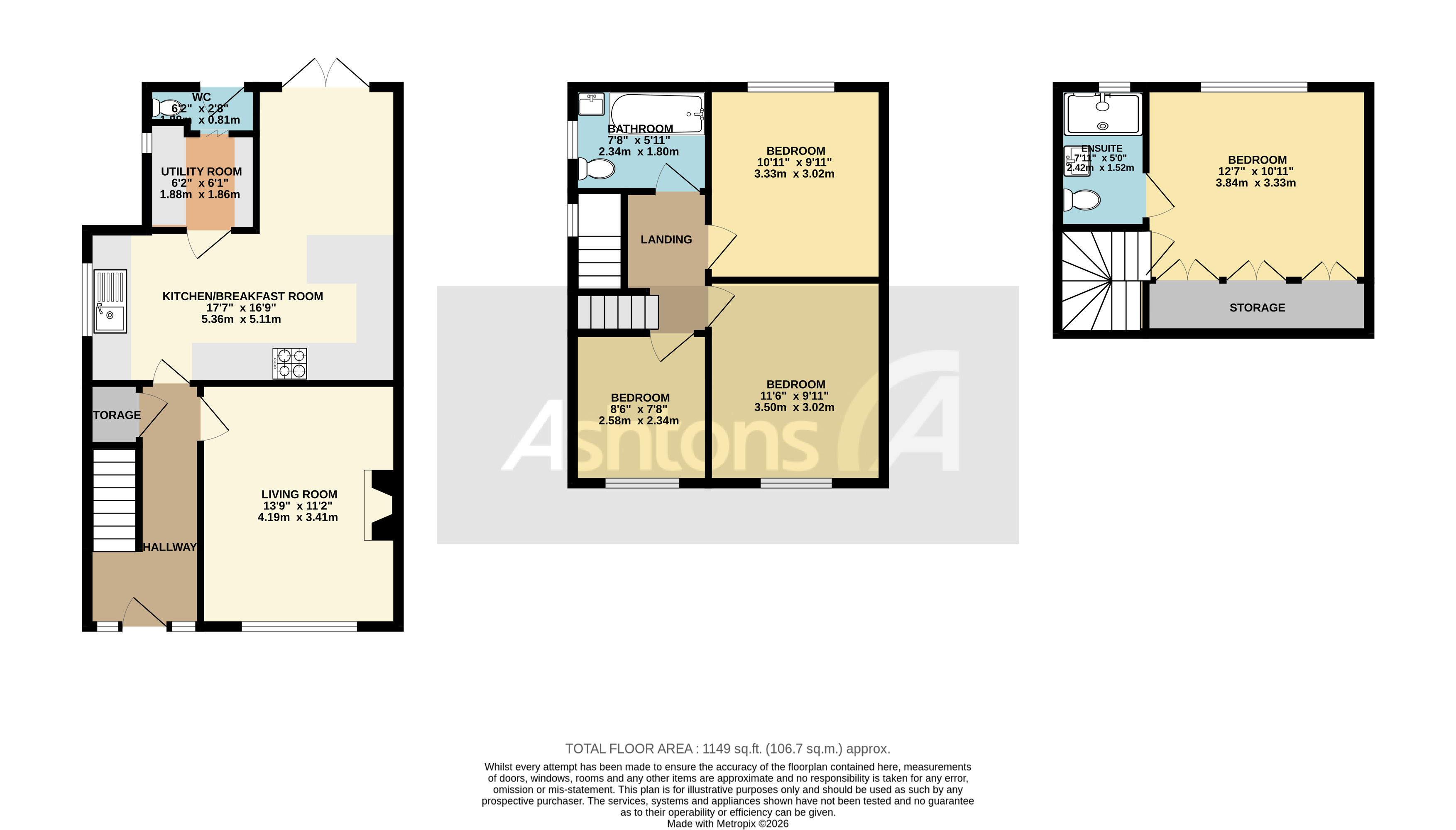 Chestnut Drive South, Leigh Floor Plan