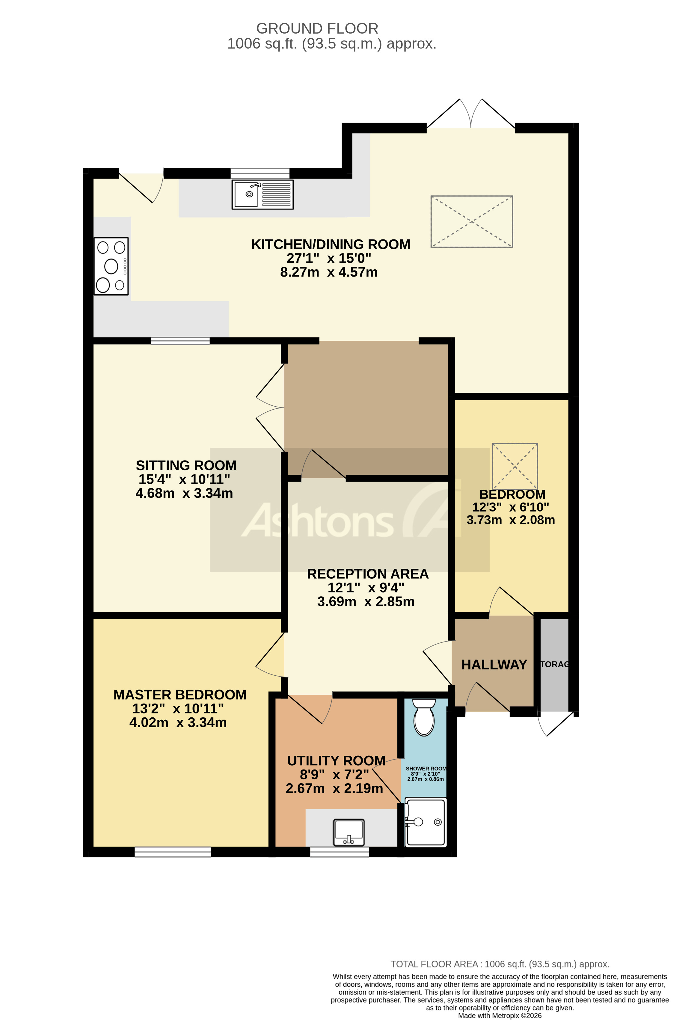 Monroe Close, Warrington Floor Plan