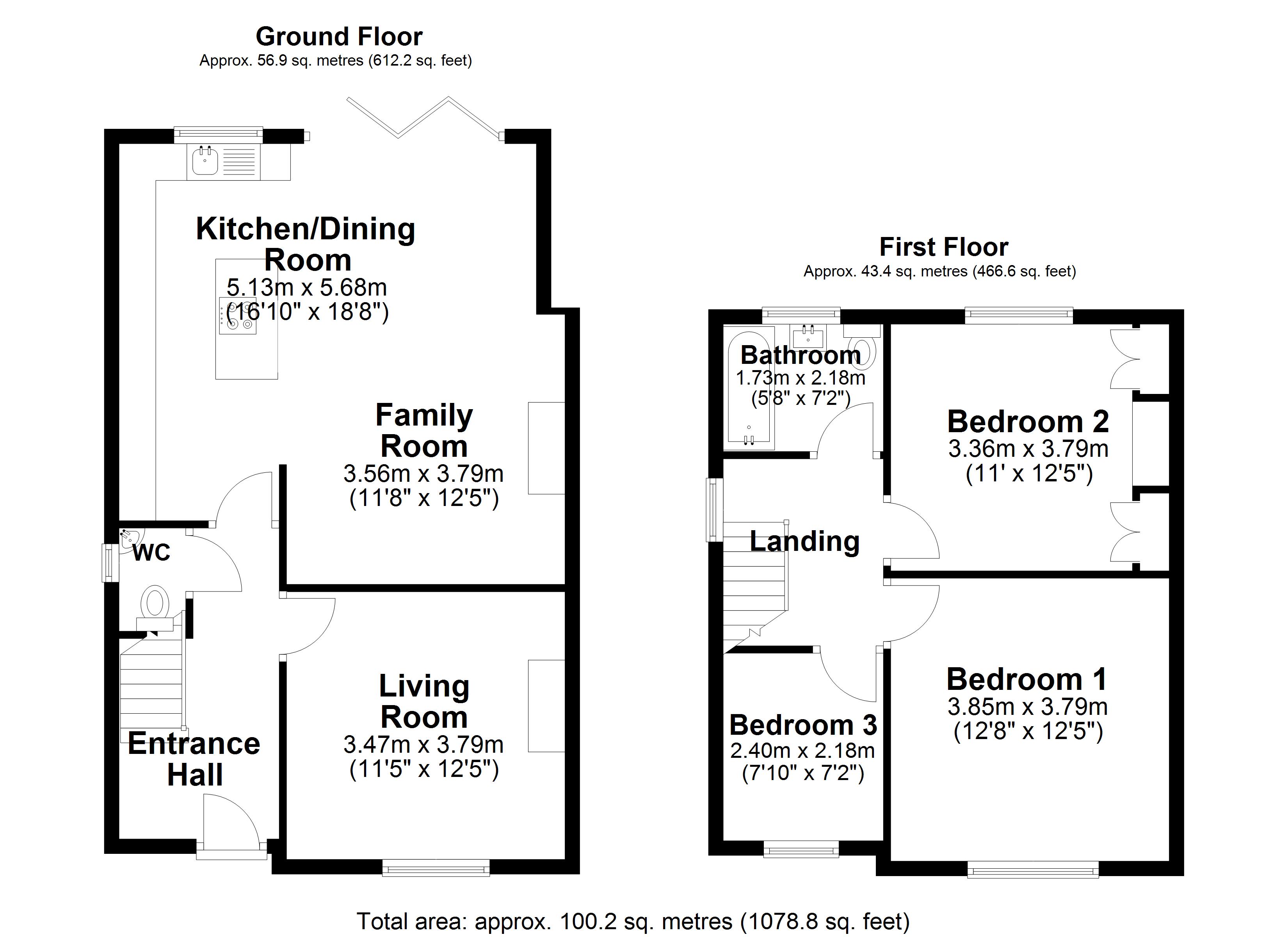 Georges Crescent, Warrington Floor Plan