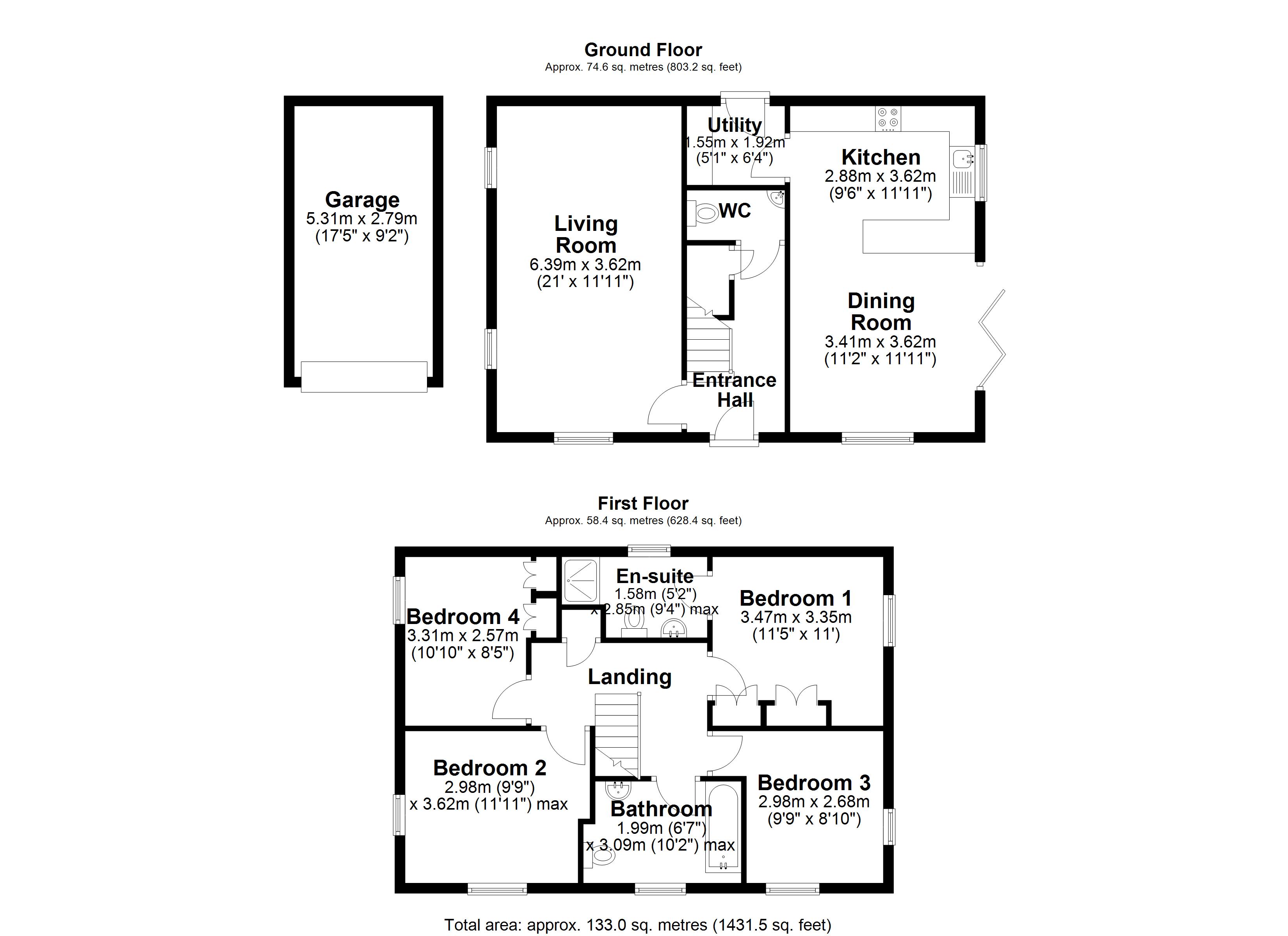 Hamilton Close, Warrington Floor Plan