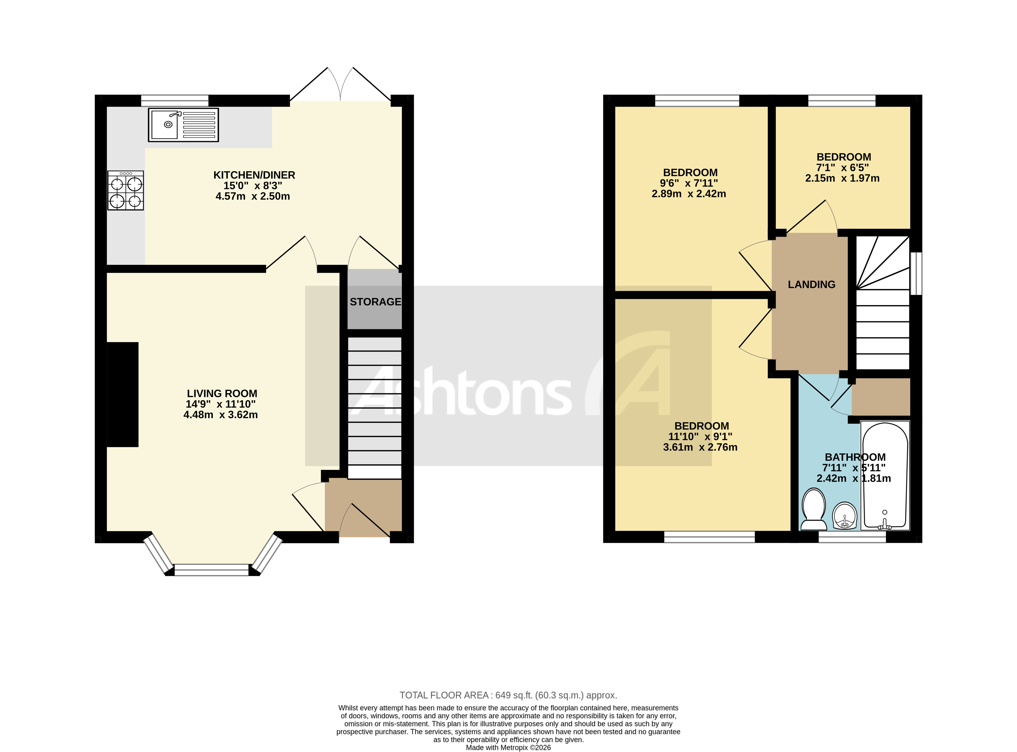 Jessica Way, Leigh Floor Plan