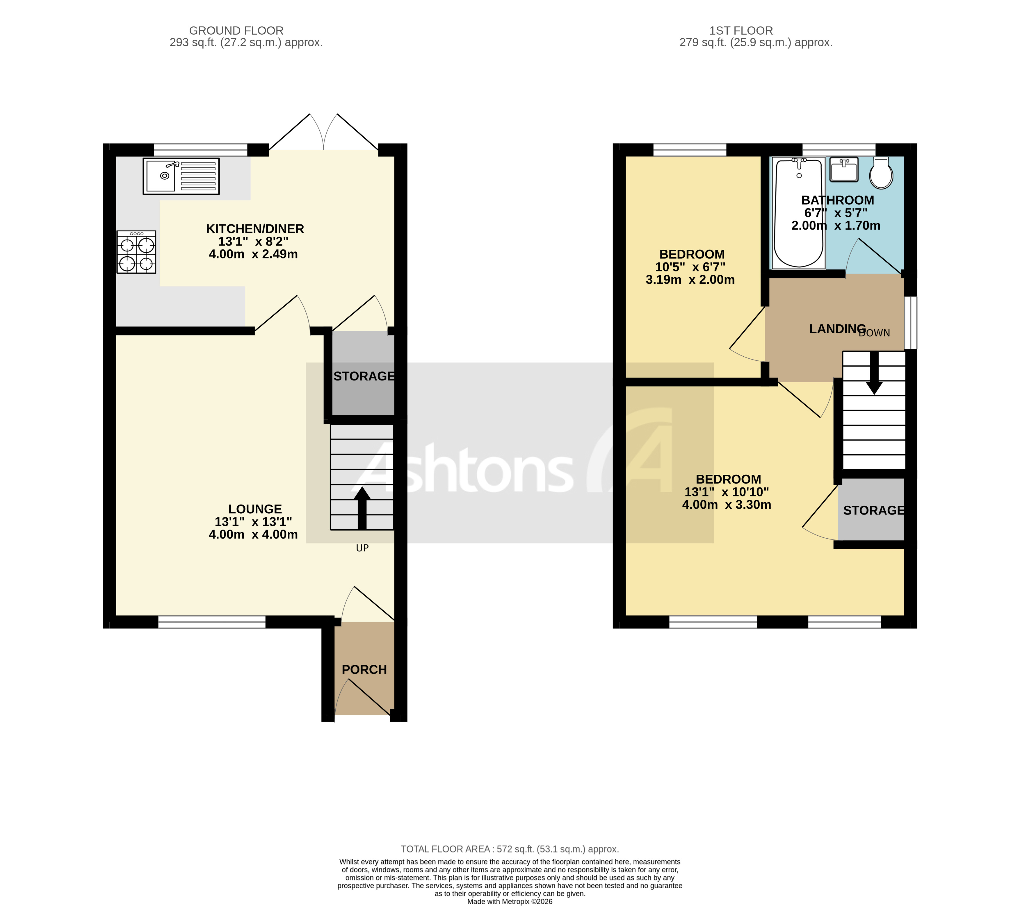 Lamerton Close, Warrington Floor Plan