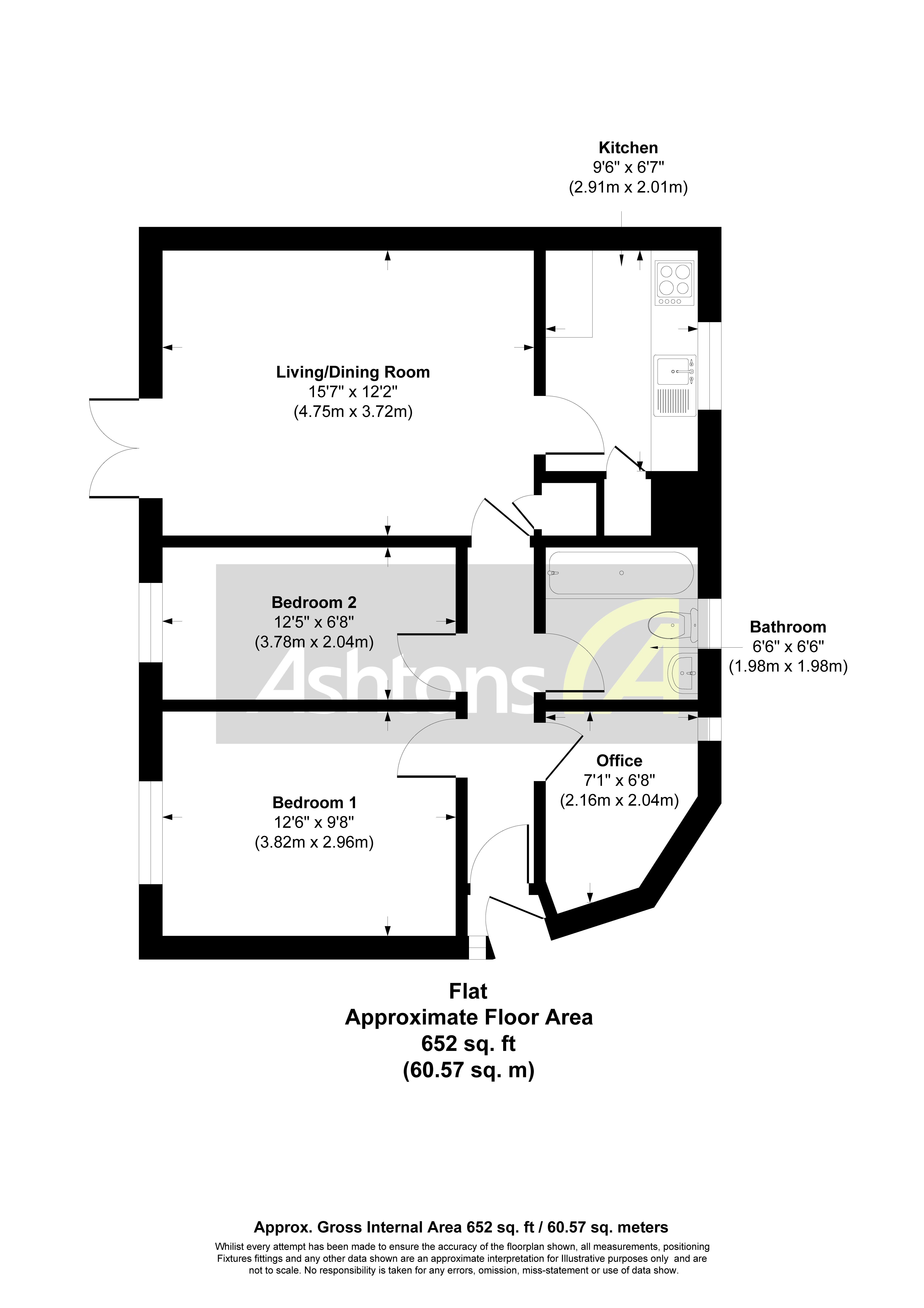 Flat 1, Runcorn Floor Plan