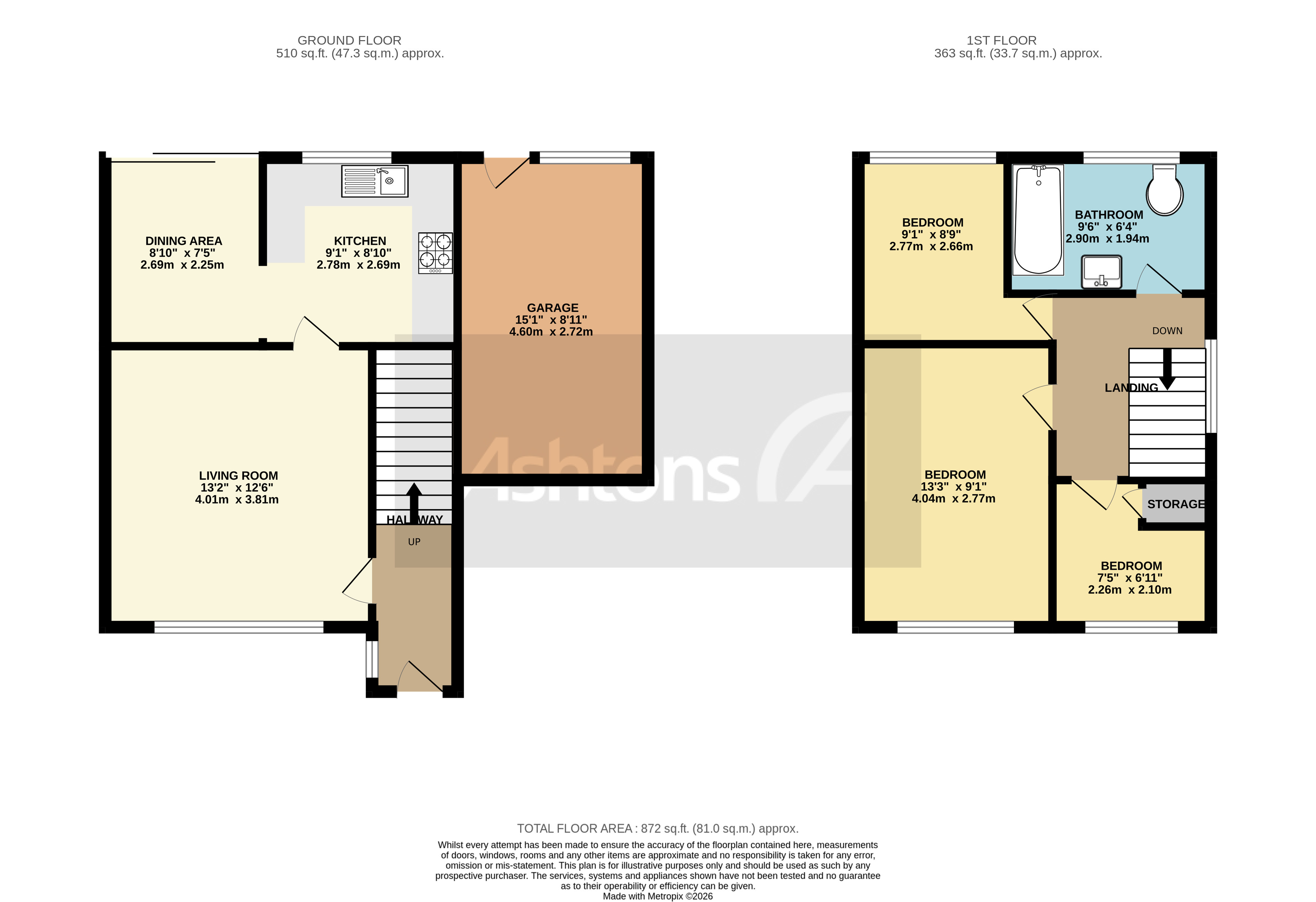 Havisham Close, Warrington Floor Plan