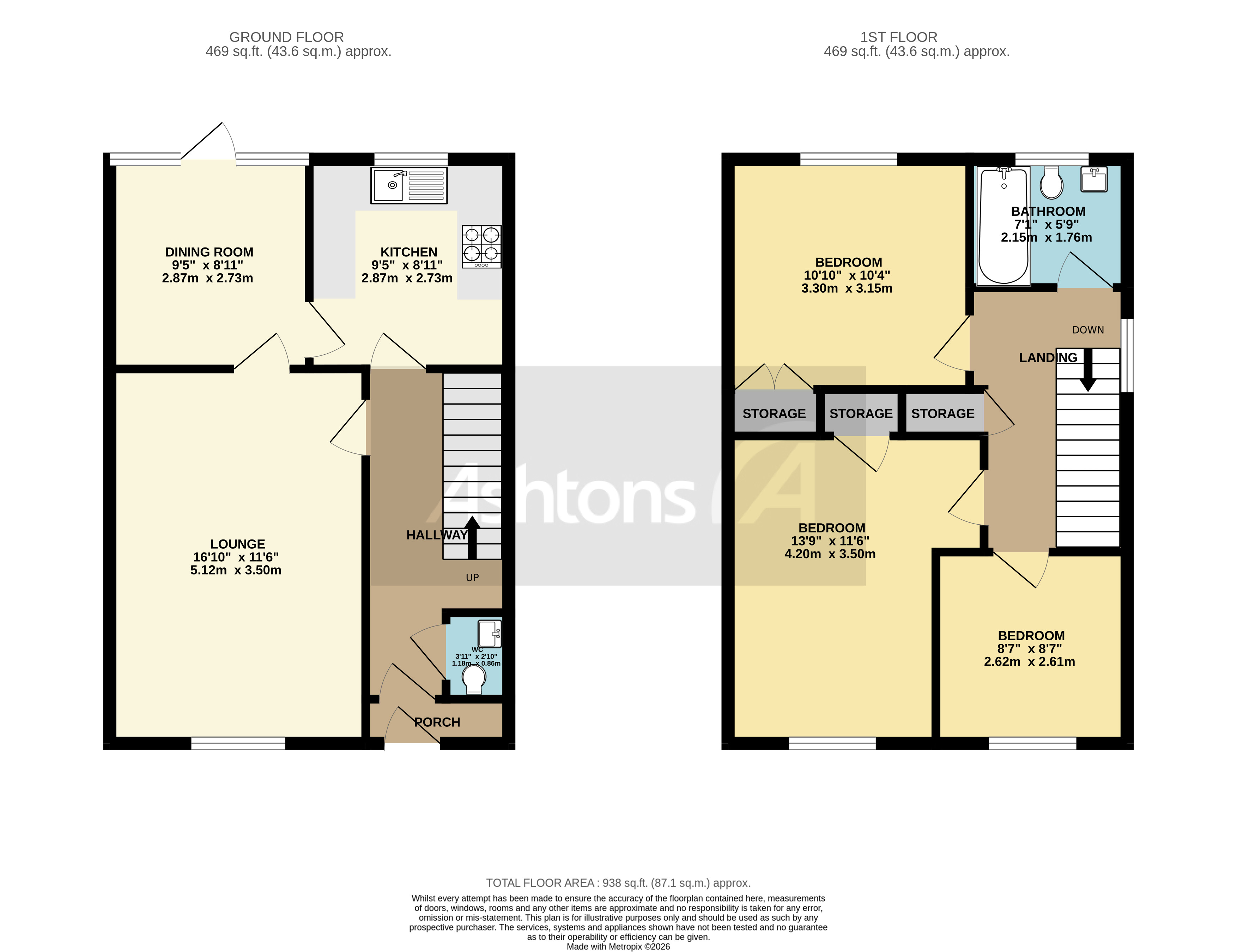 Linnet Grove, Warrington Floor Plan