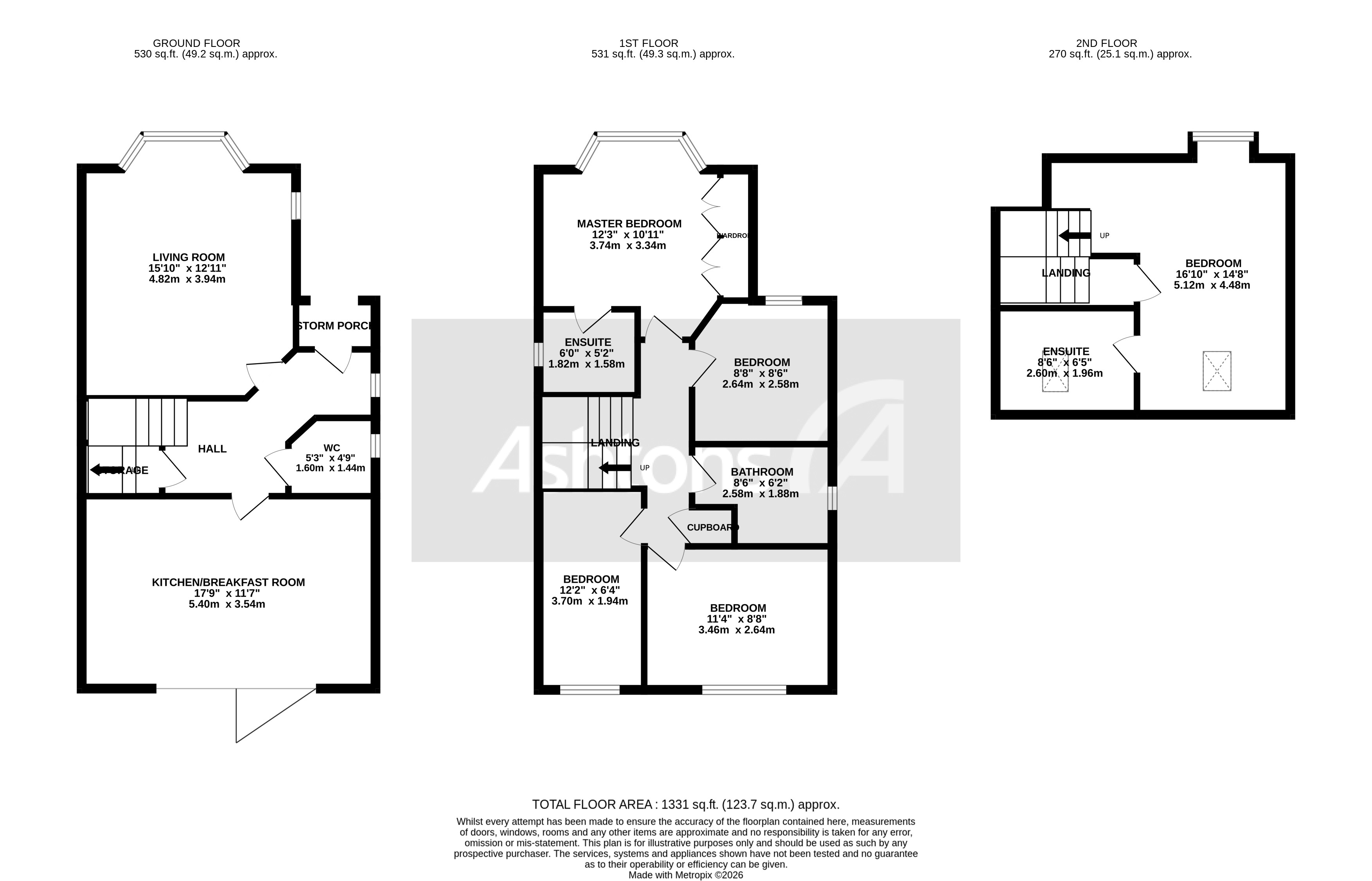 Honeysuckle Avenue, Warrington Floor Plan