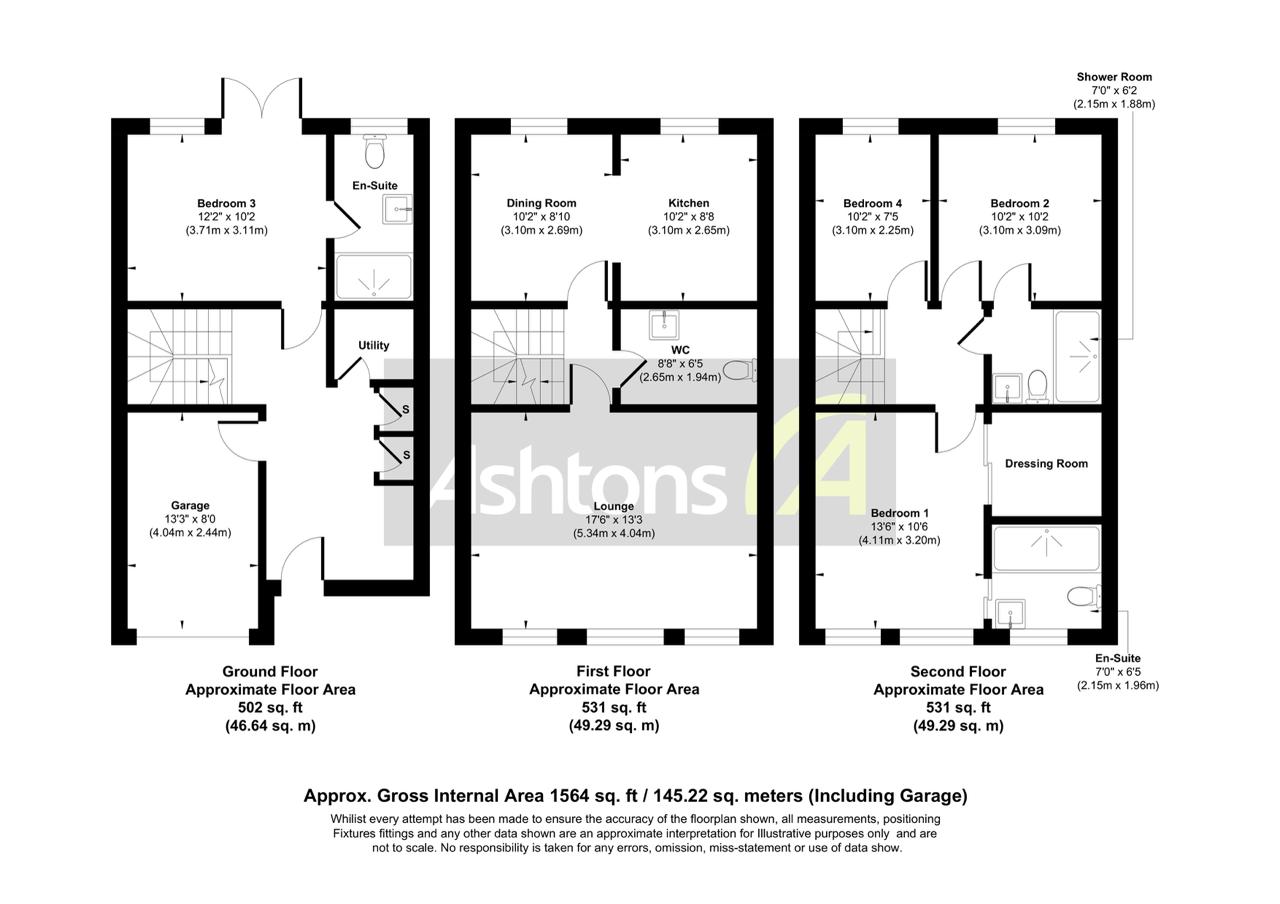 Wateredge Close, Leigh Floor Plan