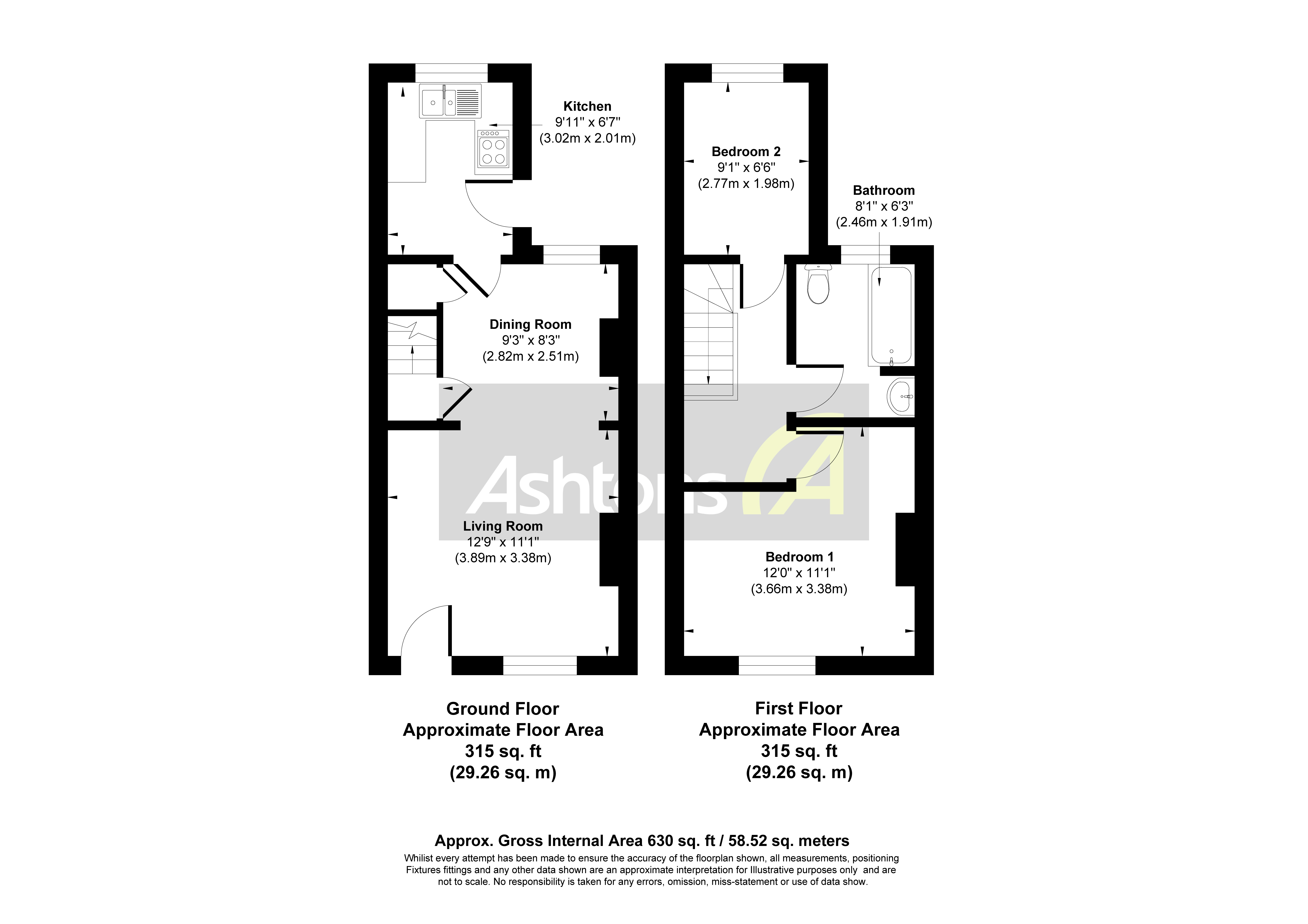 Kershaw Street, Widnes Floor Plan
