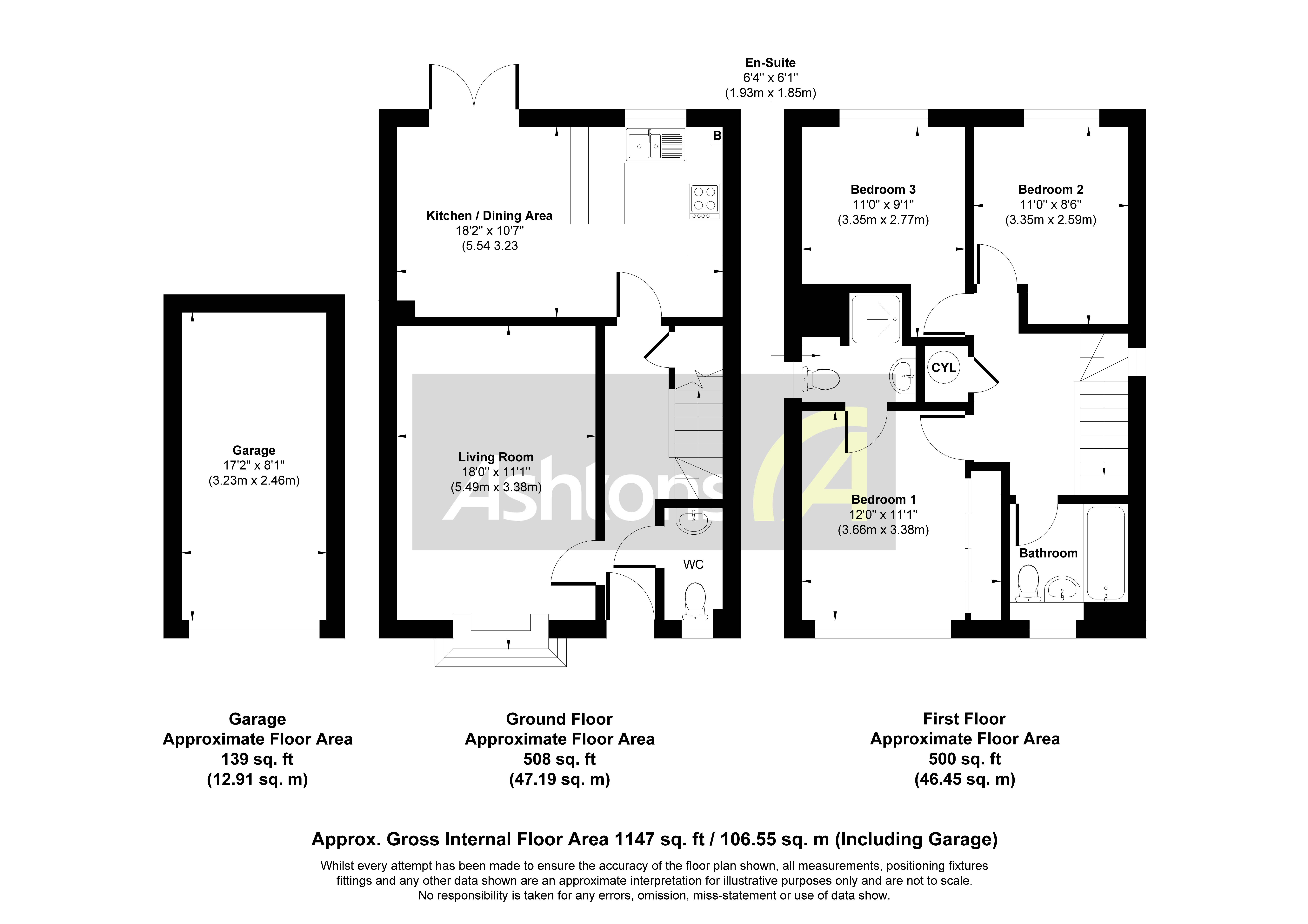 Andover Close, Widnes Floor Plan